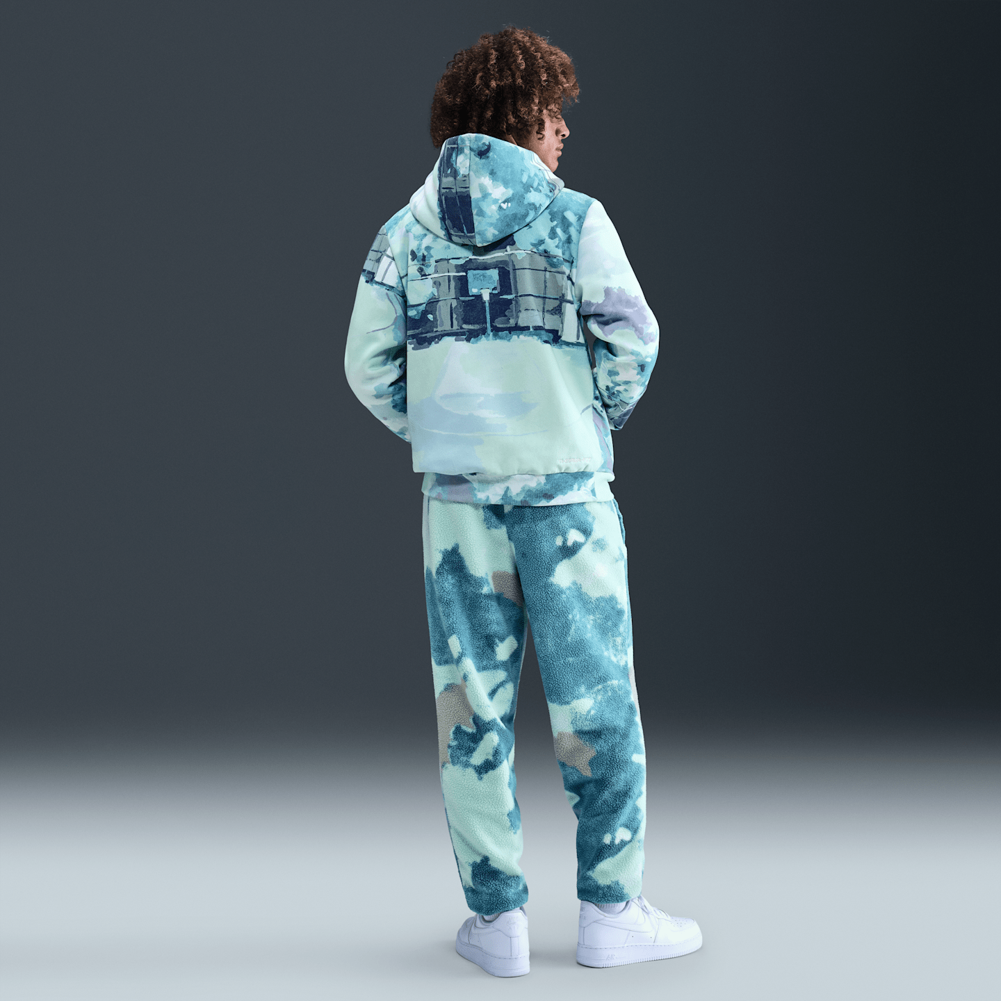 Мужские брюки Nike Men's Therma-FIT Sherpa Basketball Pants — фото 4