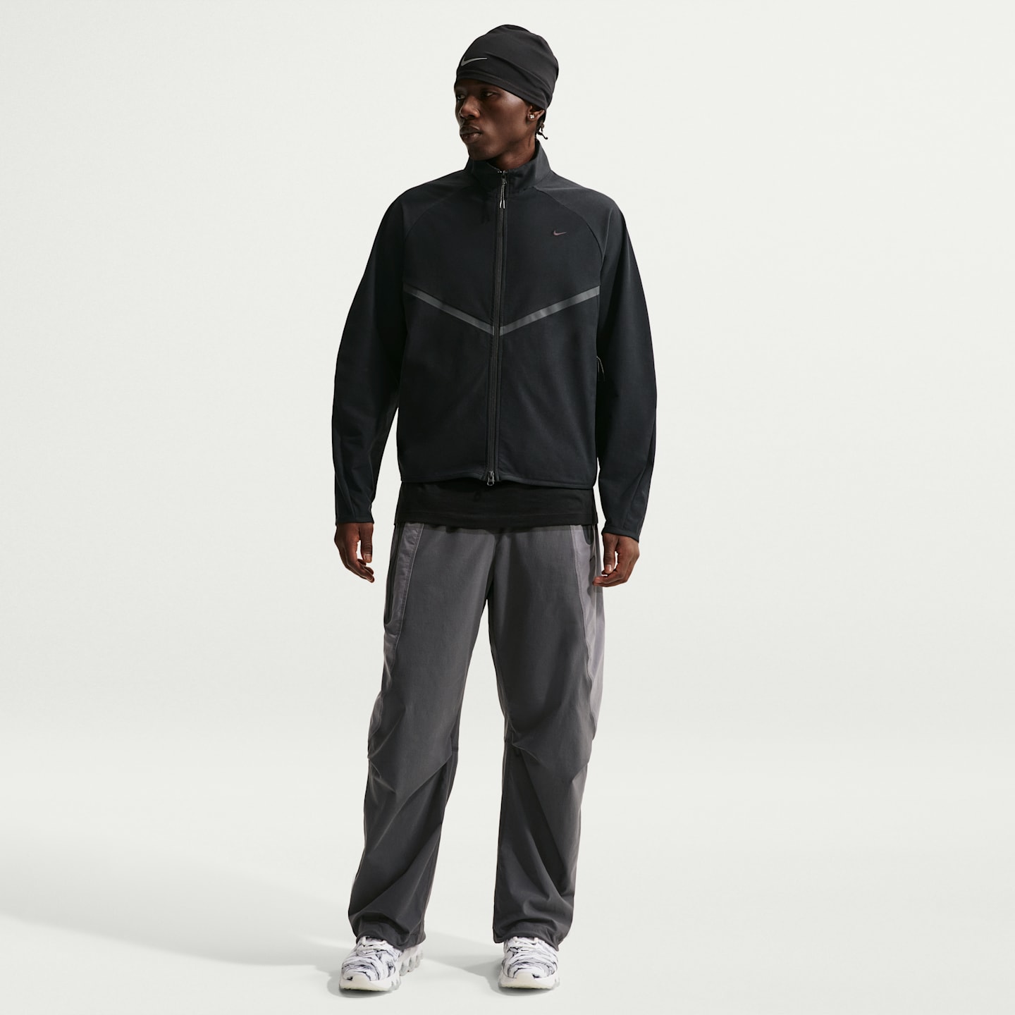 Мужские куртки Nike Sportswear Tech Men's Dri-FIT Shori Knit Track Jacket — фото 4