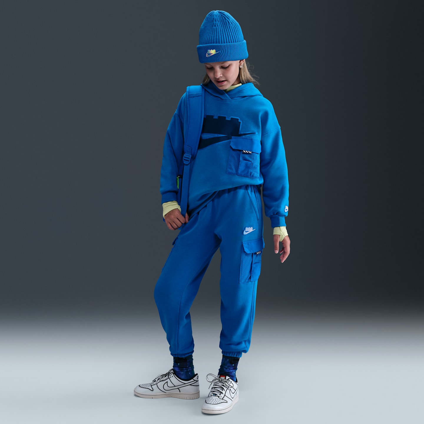 Детские худи Nike x LEGO® Collection Big Kids' Oversized Pullover — фото 6