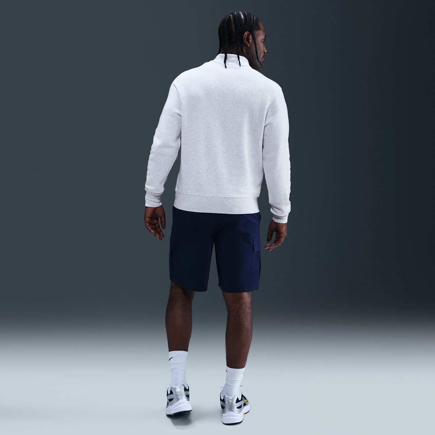 Мужские свитеры Nike Sportswear Club Men's 1/2-Zip Fleece Top — фото 5