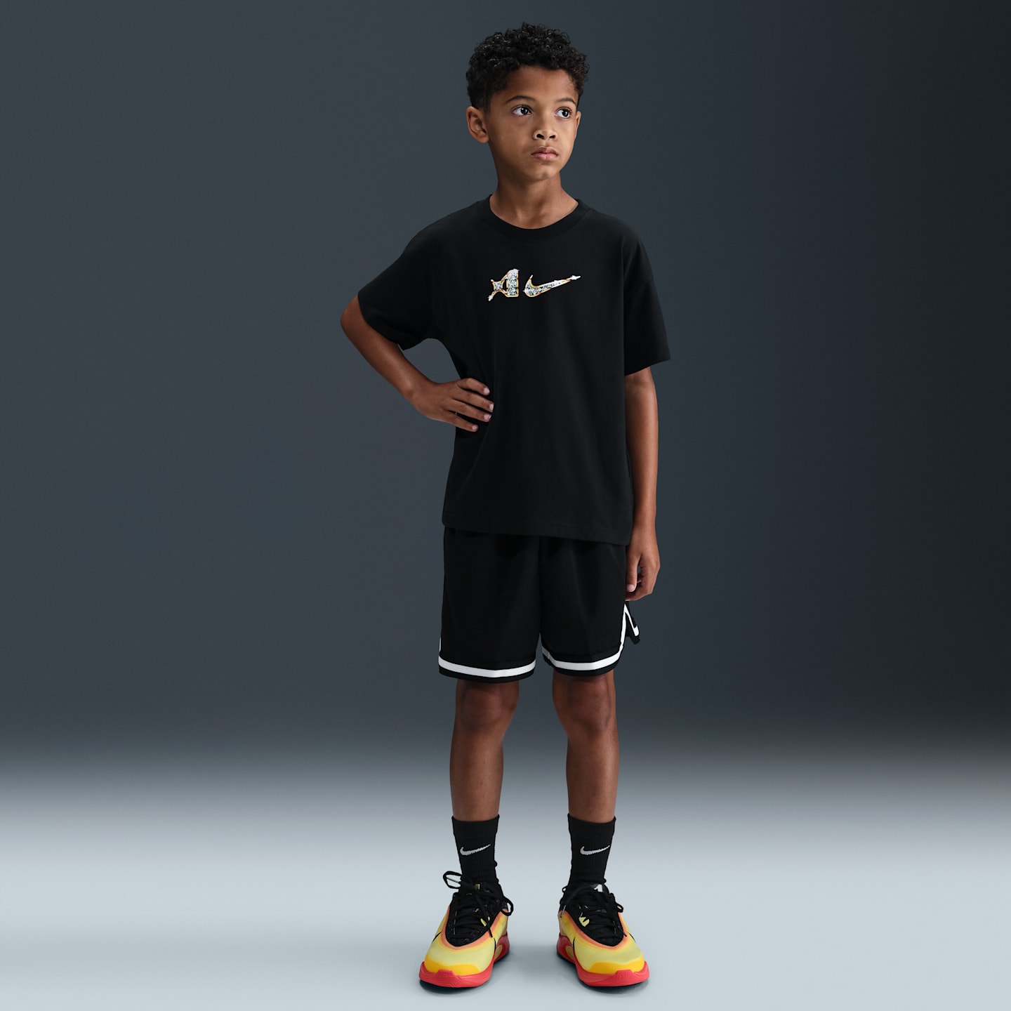 Nike A' One Big Kids' Dri-FIT T-Shirt — фото 4