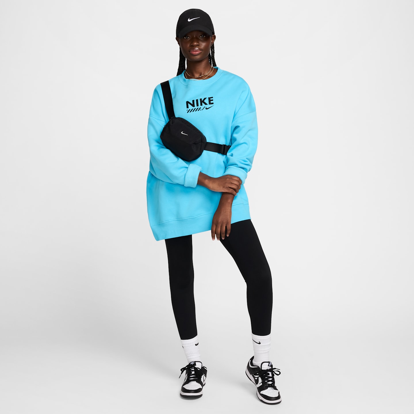 Женские леггинсы Nike One Seamless Front Women's High-Waisted Full-Length Leggings — фото 7