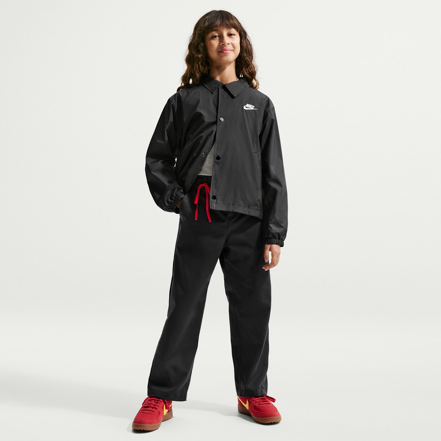 Детские куртки Nike Sportswear Club Big Kids' Repel Coaches' Jacket — фото 6