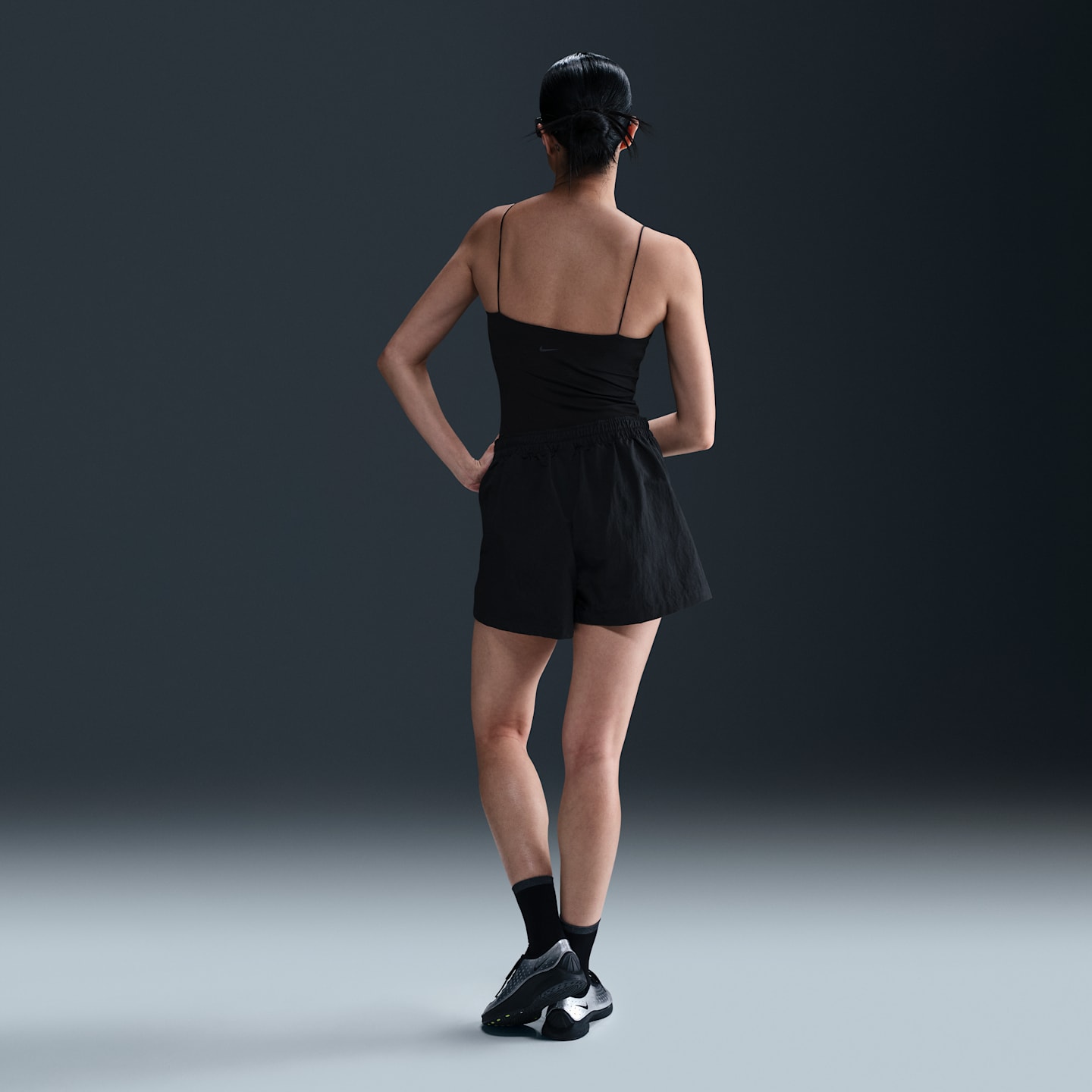 Женские юбки Nike Sportswear Essential Women's Woven Skort — фото 4