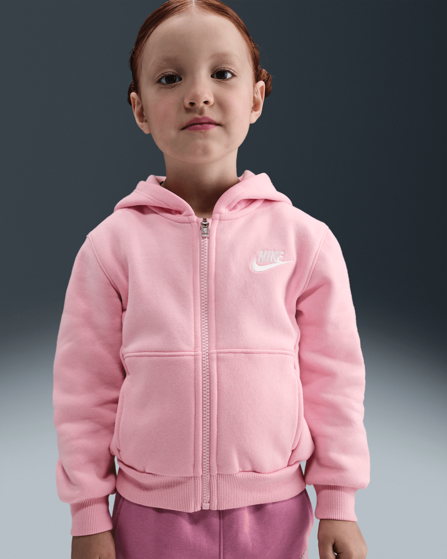 Nike Sportswear Club Toddler Fleece Full-Zip Hoodie — фото 6