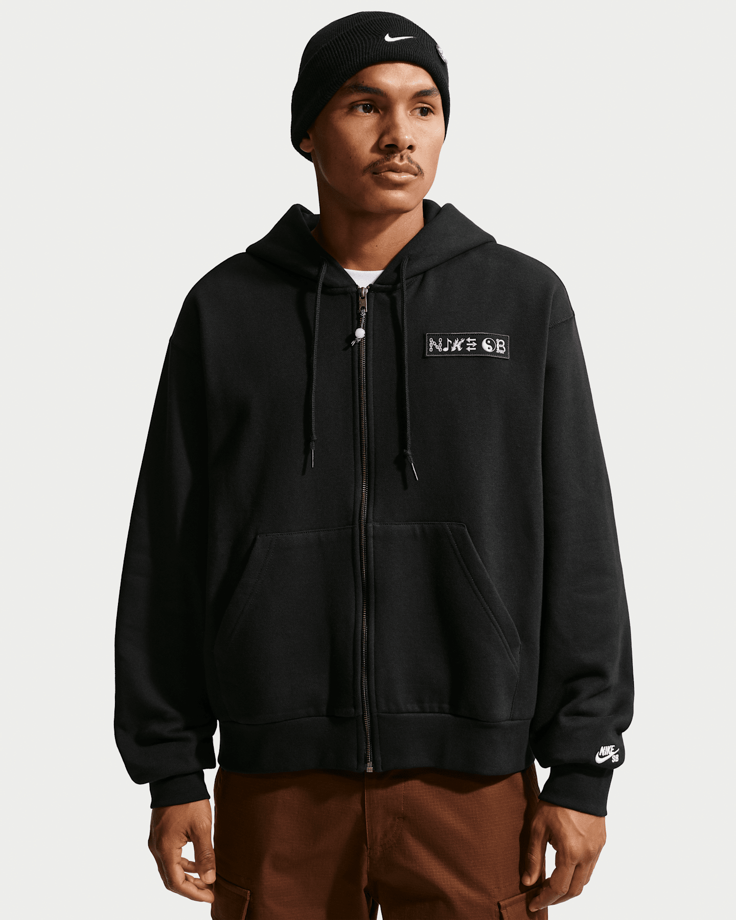 Мужские худи Nike SB Fleece Full-Zip Skate — фото 12