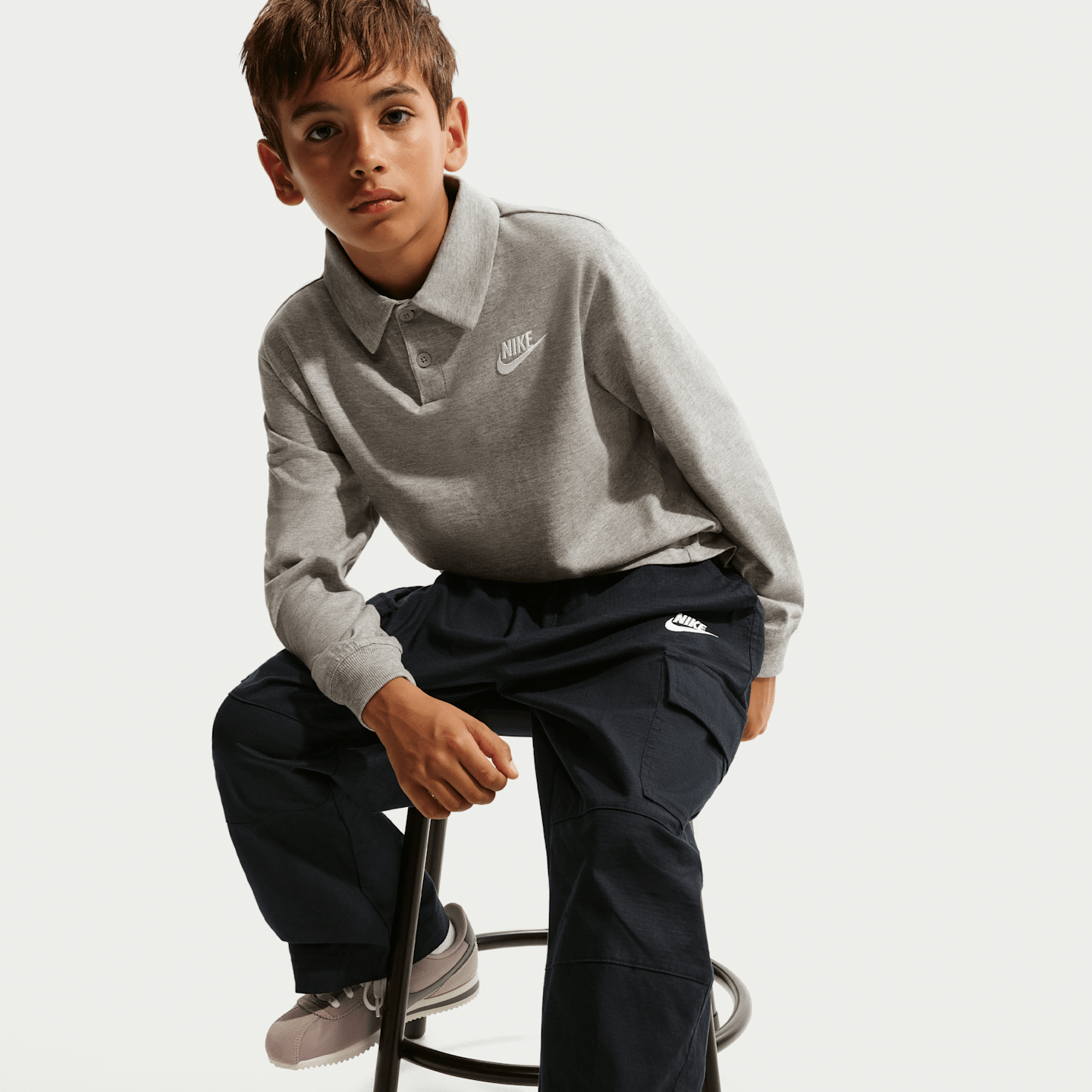 Детские брюки Nike Sportswear Club Big Kids' Woven Cargo Pants — фото 4