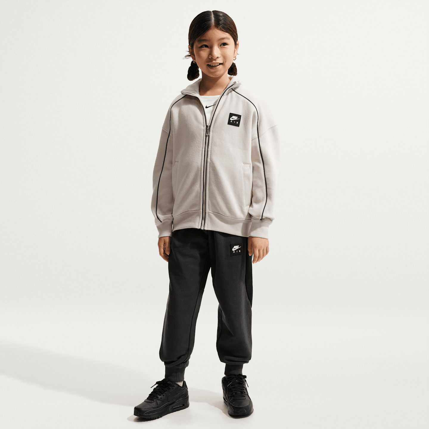 Детские куртки Nike Air Big Kids' Fleece Track Jacket — фото 6