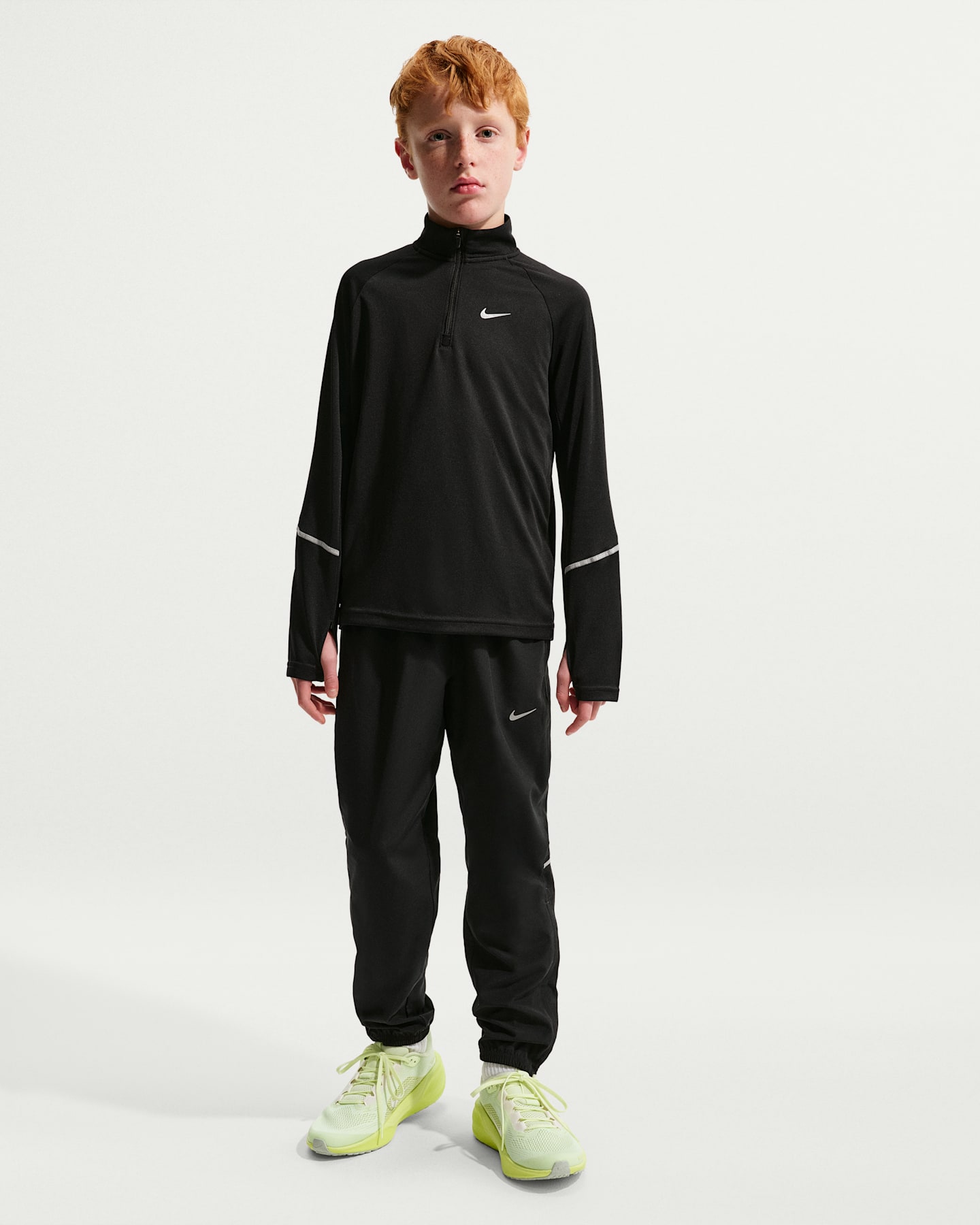 Детские брюки Nike Miler Big Kids' Dri-FIT Woven Pants — фото 6
