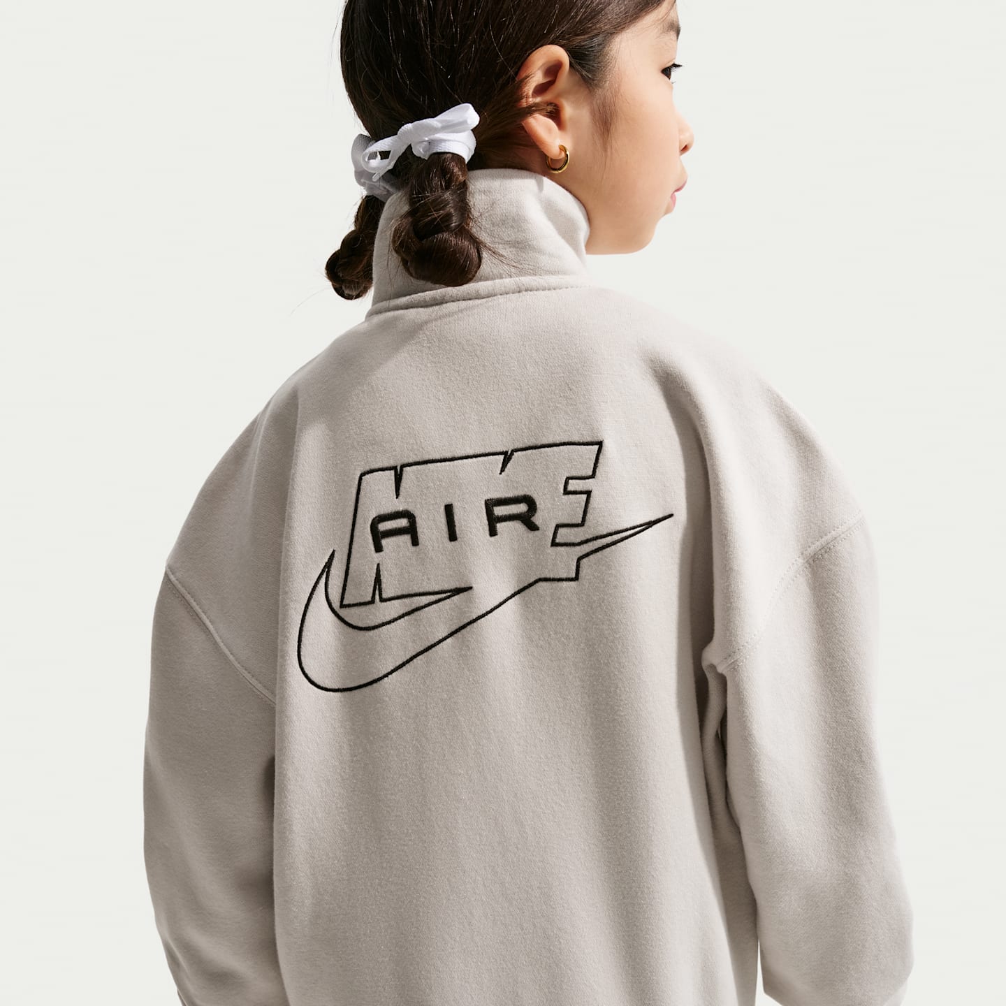 Детские куртки Nike Air Big Kids' Fleece Track Jacket — фото 4