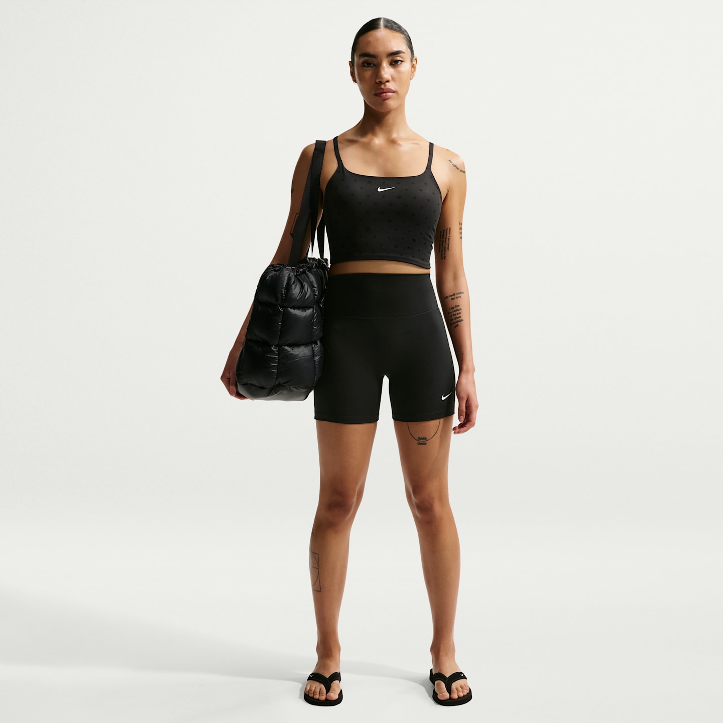 Спортивное бра One, уплотнённая чашка, лёгкая поддержка — Nike — фото 4