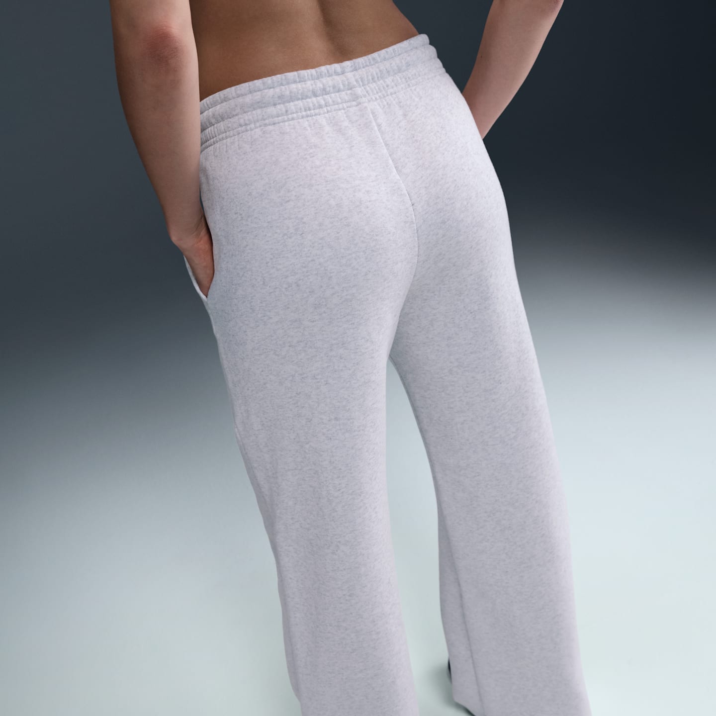 Женские брюки Nike Sportswear Phoenix Fleece Women's High-Waisted Wide-Leg Pants — фото 3