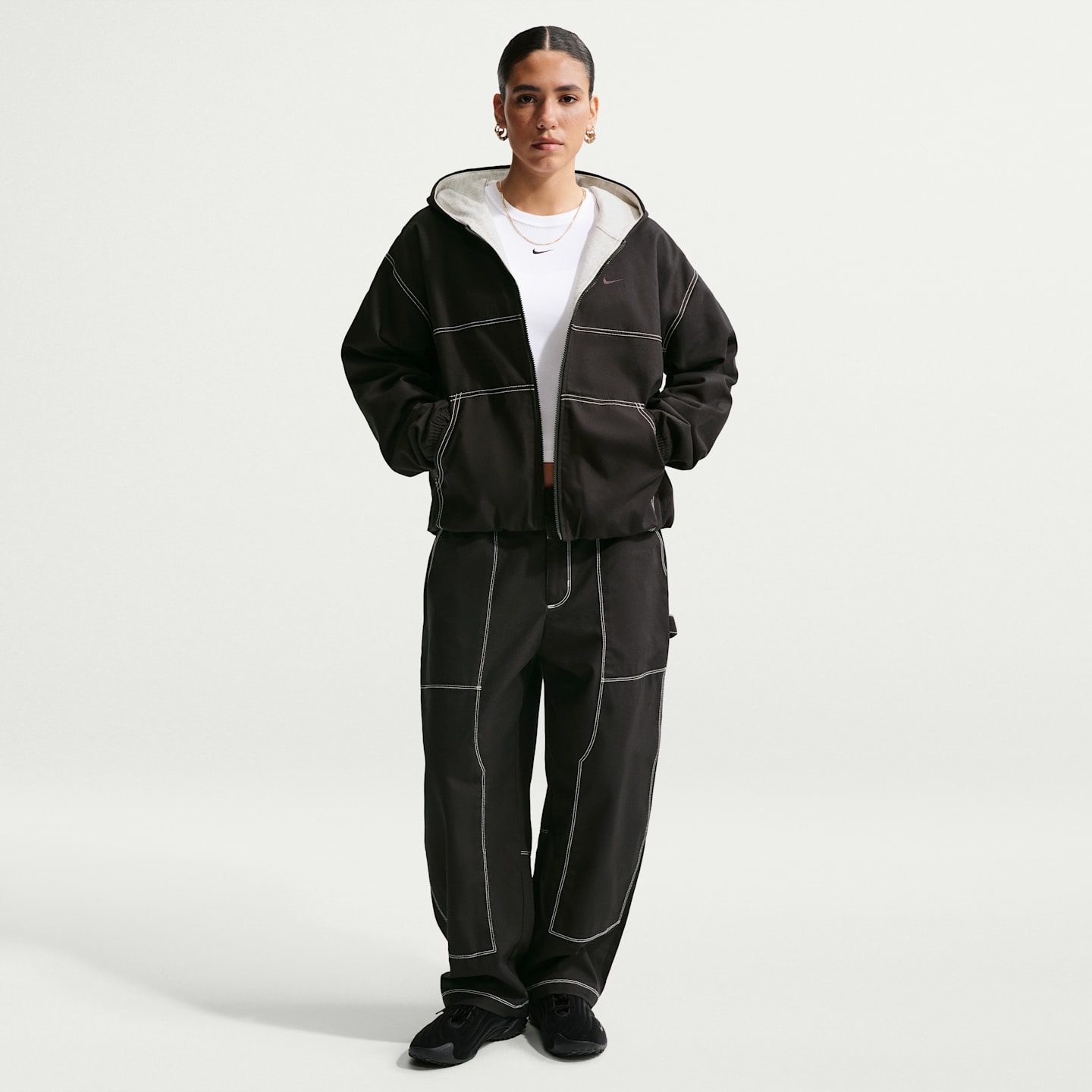 Женские куртки Nike Sportswear Women's Oversized Workwear Jacket — фото 4