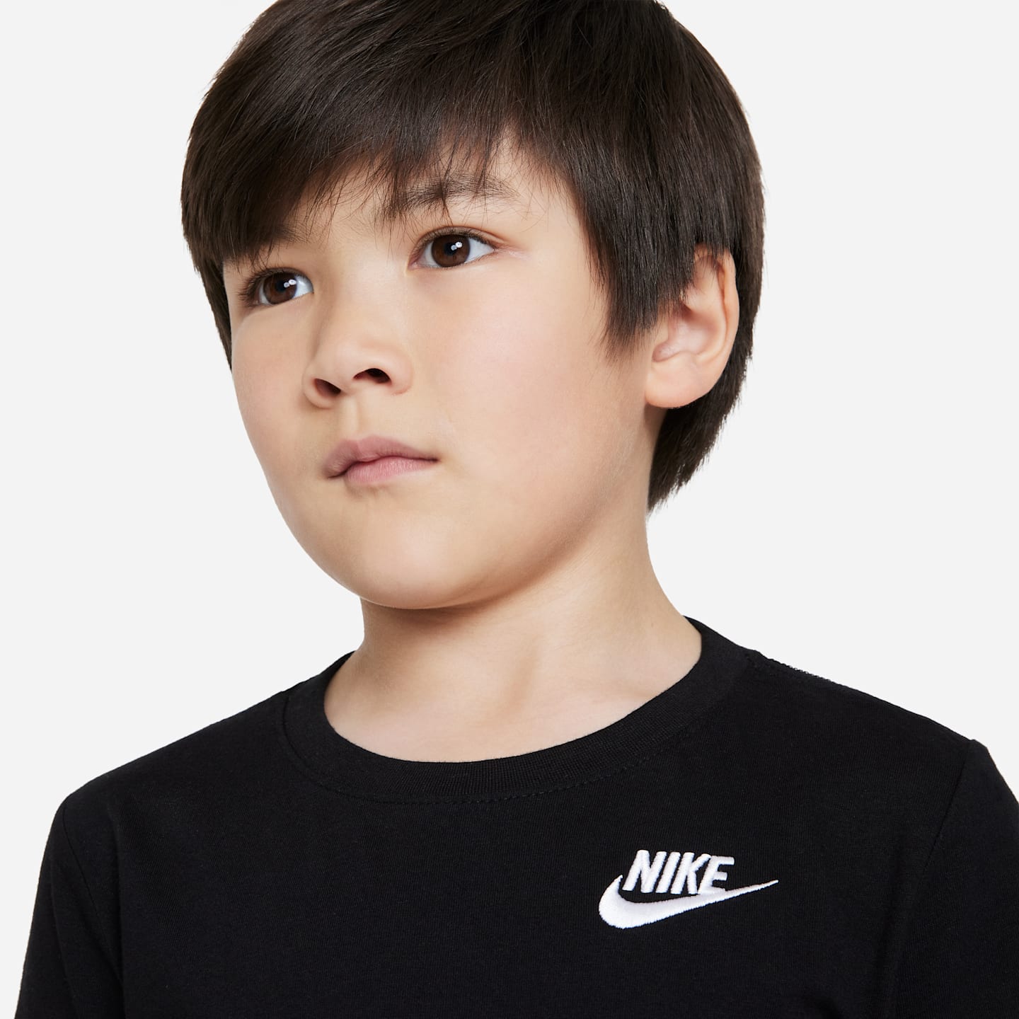 Детские футболки Nike Sportswear Little Kids' Embroidered Futura T-Shirt — фото 3