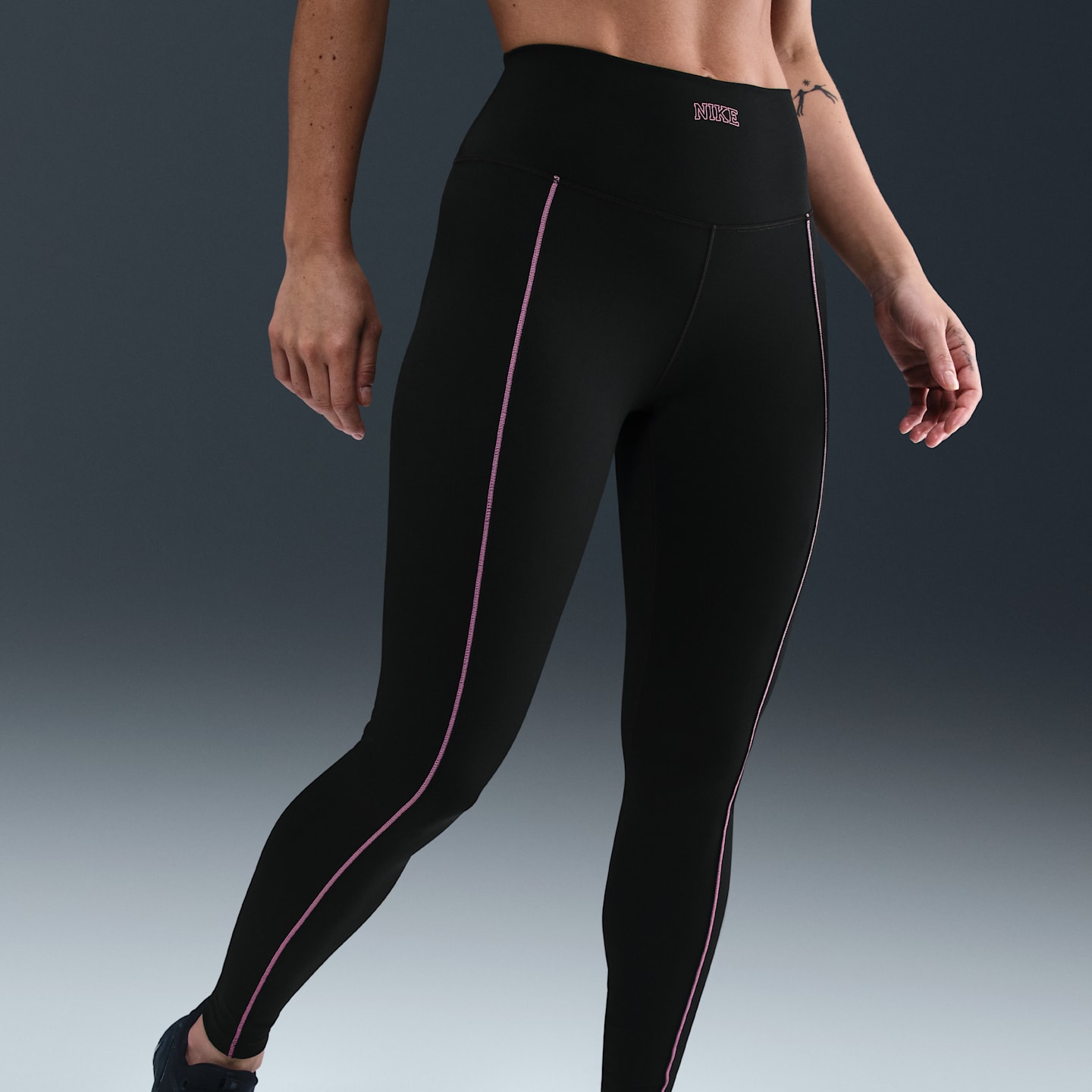 Женские леггинсы Nike One Women's High-Waisted Full-Length Leggings — фото 2