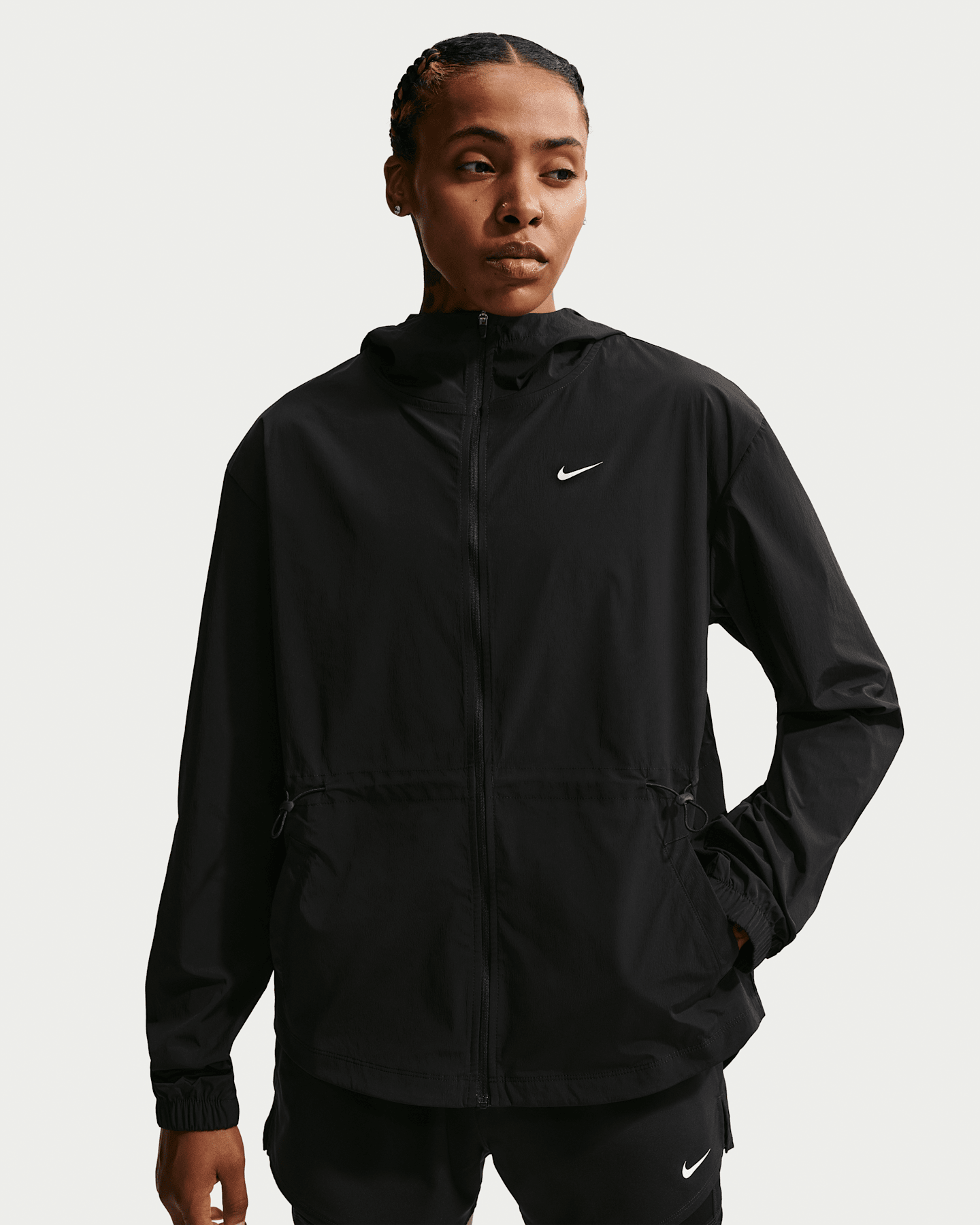 Nike One Women's UV Hooded Training Jacket — фото 7