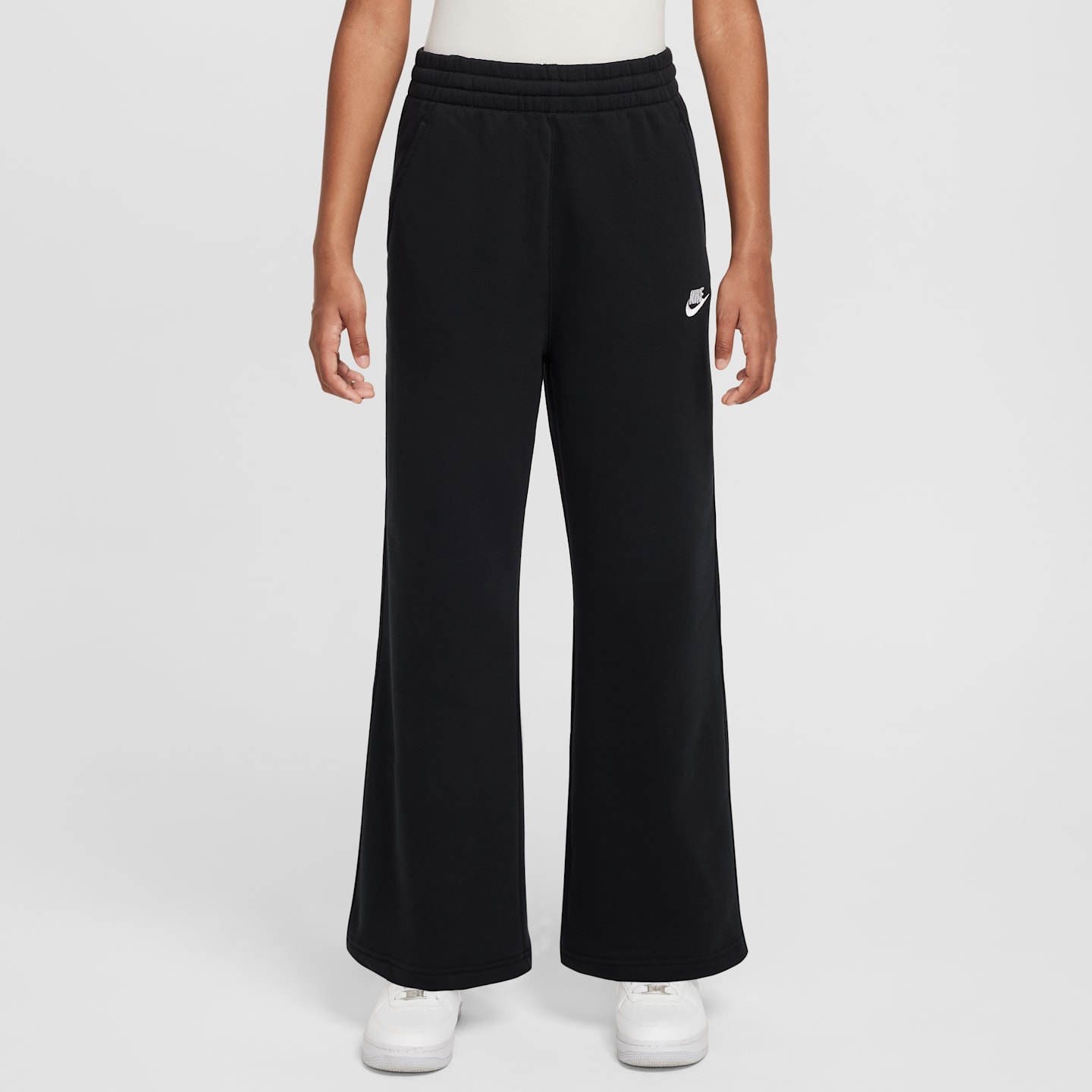 Детские брюки Nike Sportswear Club Fleece Girls' Wide-Leg Pants — фото 1