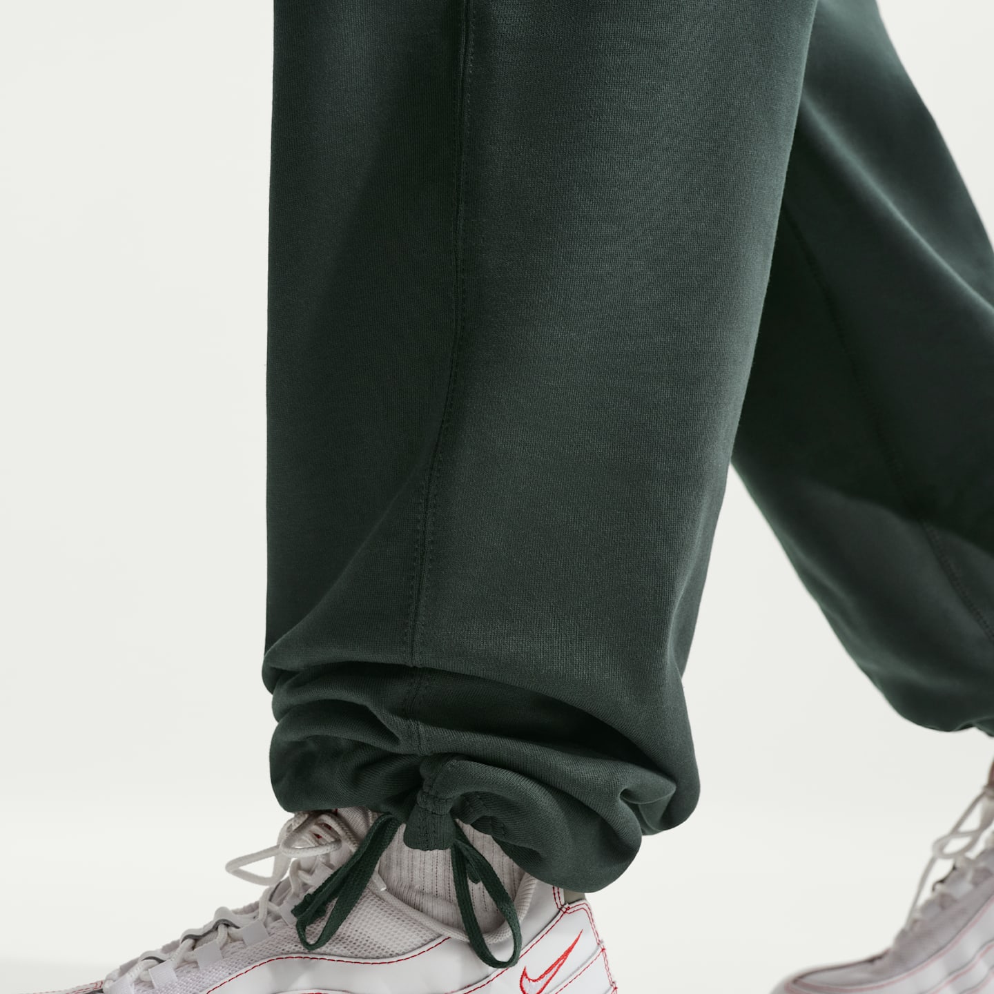 Мужские брюки Nike Solo Swoosh Men's Fleece Open-Hem Pants — фото 6