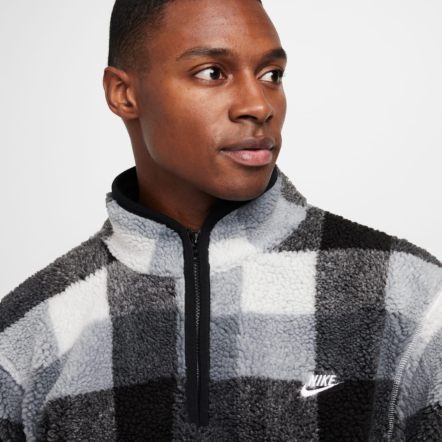 Мужские свитеры Nike Club Men's Winterized Half-Zip — фото 3