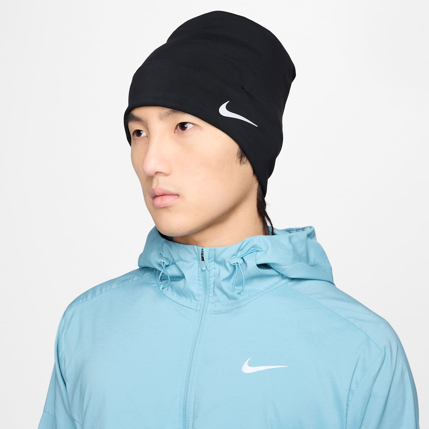 Мужские шапки Nike Peak Dri-FIT Cuffed Running Beanie — фото 1