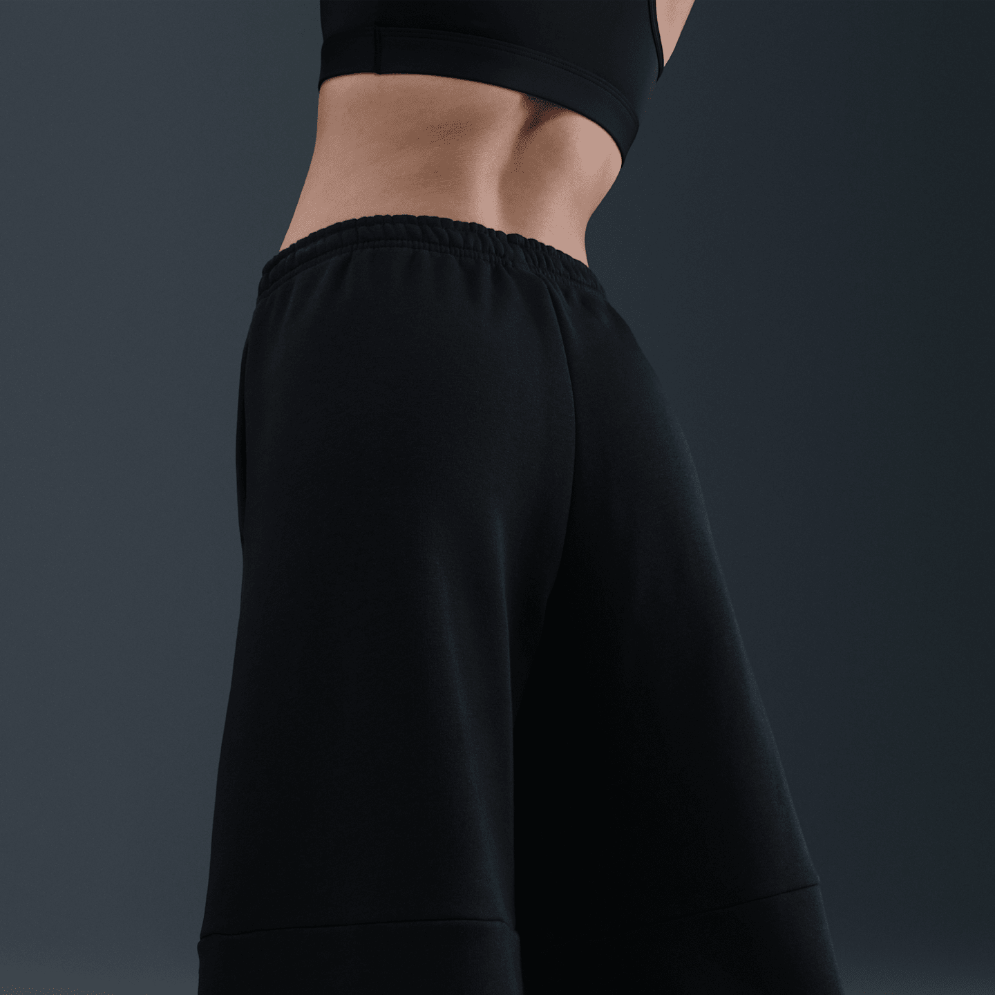 Женские брюки Nike Sportswear Phoenix Fleece Women's Loose Mid-Rise Barrel Pants — фото 3