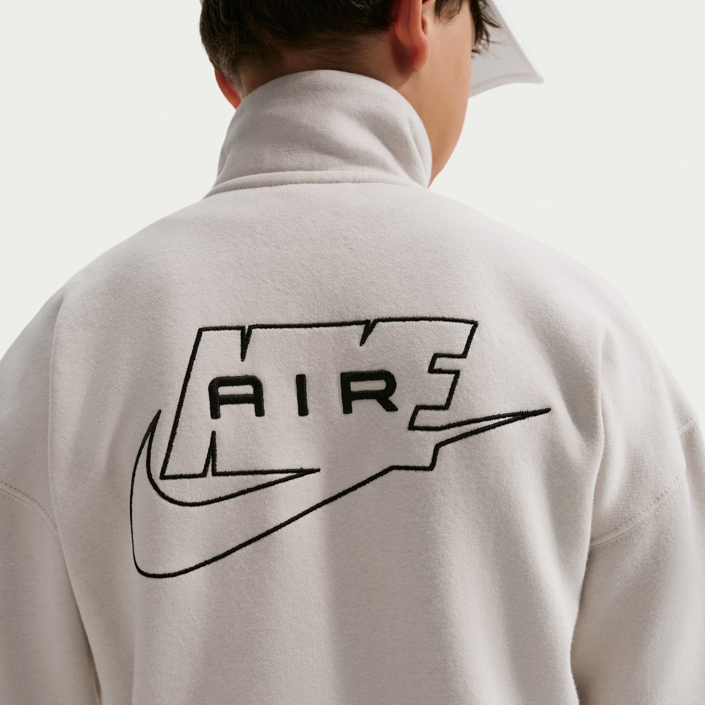 Детские куртки Nike Air Big Kids' Fleece Track Jacket — фото 5