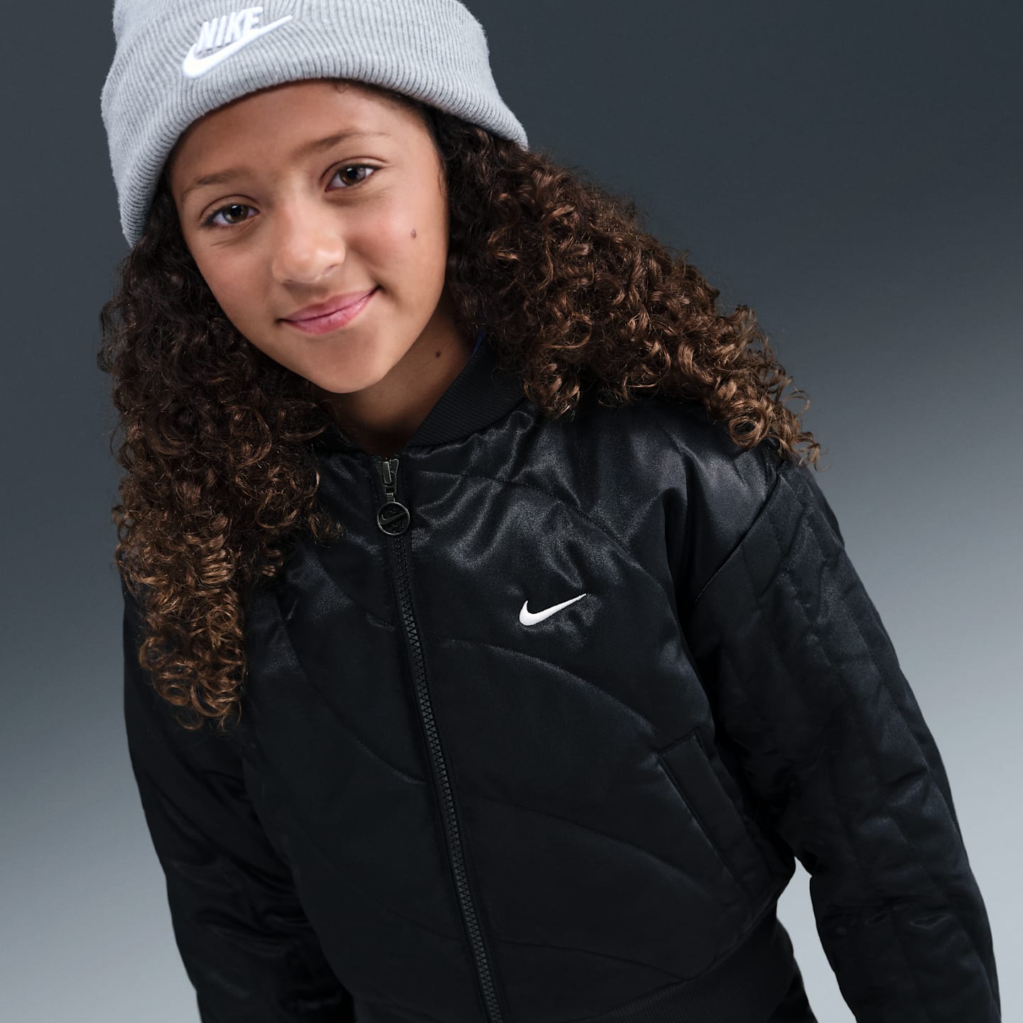 Детские куртки Nike Sportswear Big Kids' (Girls') Jacket — фото 1
