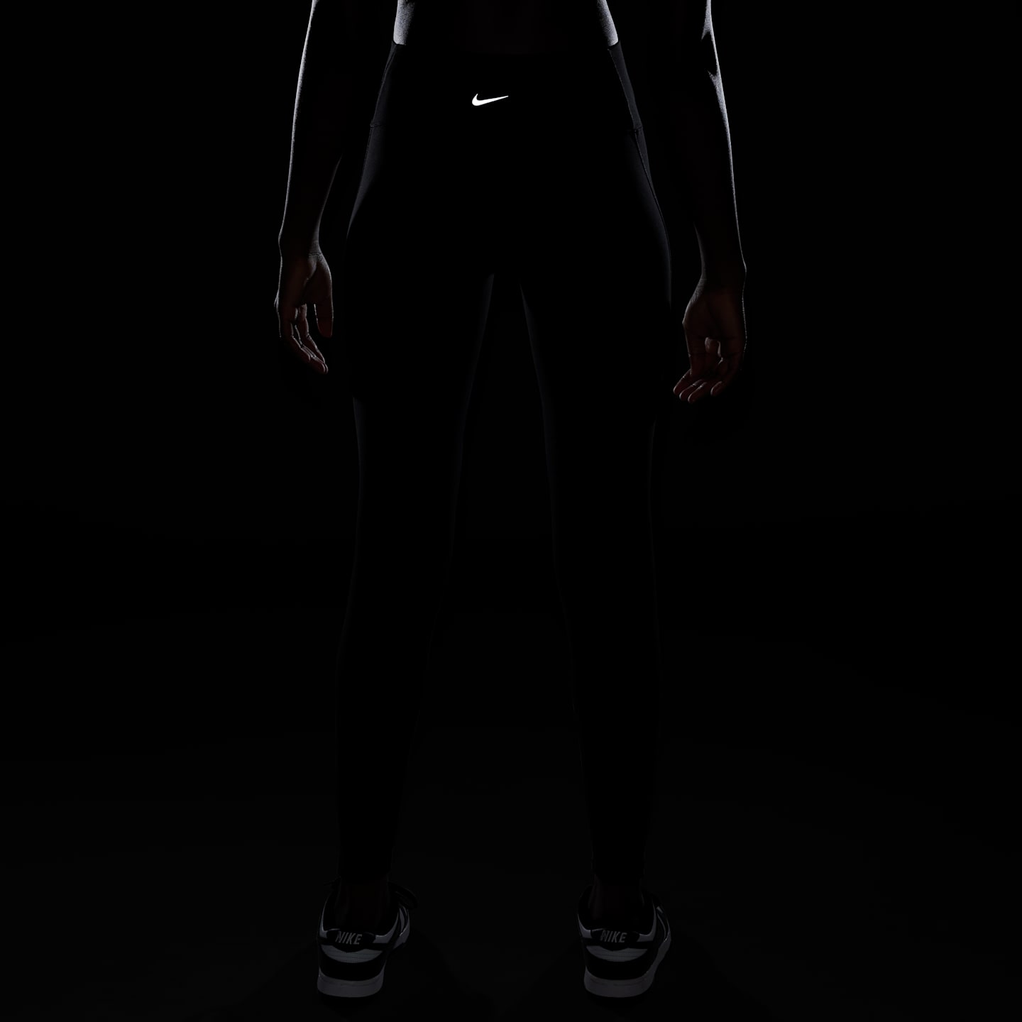 Женские леггинсы Nike One Seamless Front Women's High-Waisted Full-Length Leggings — фото 8