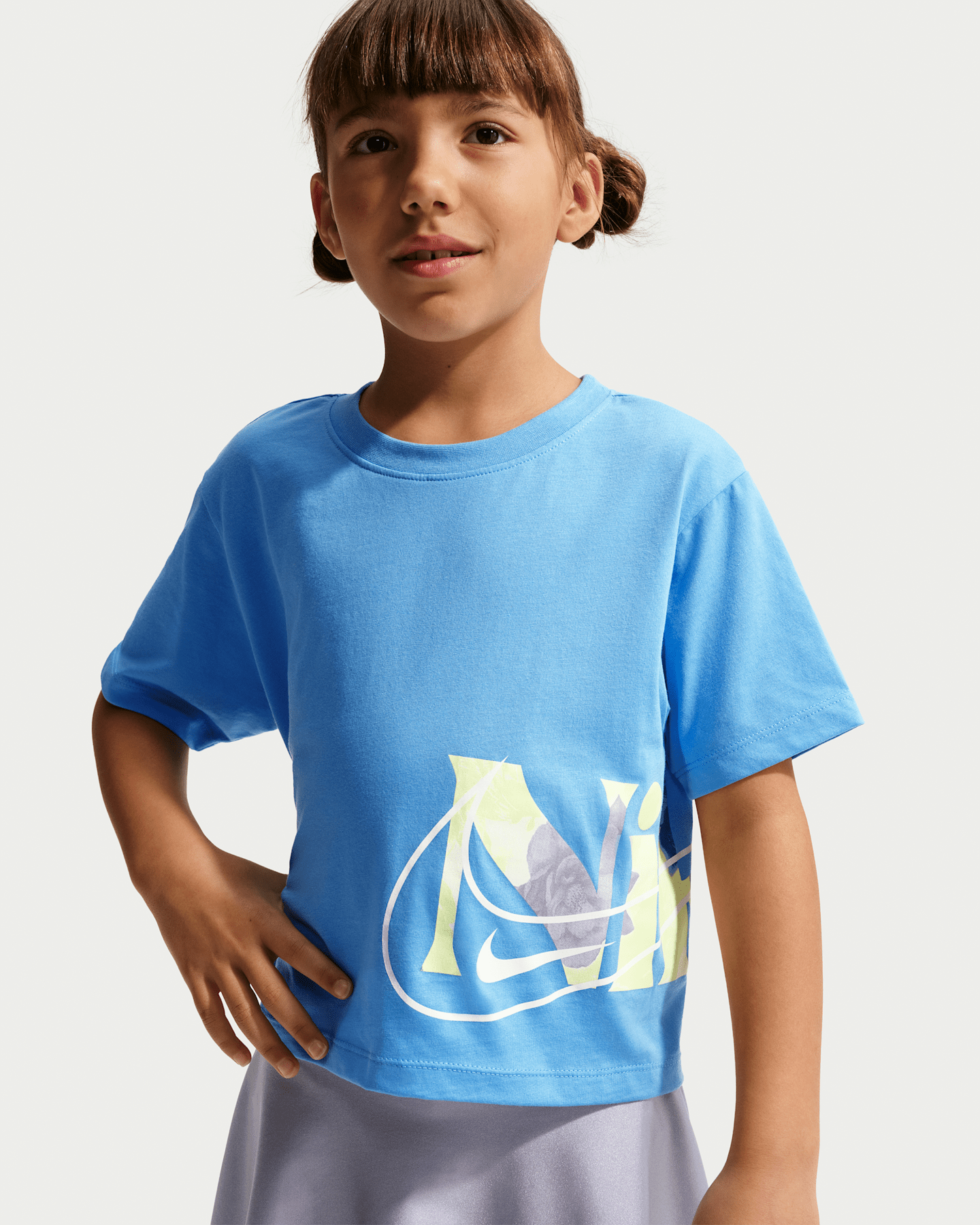 Детские футболки Nike Move With Nature Little Kids' Boxy T-Shirt — фото 6