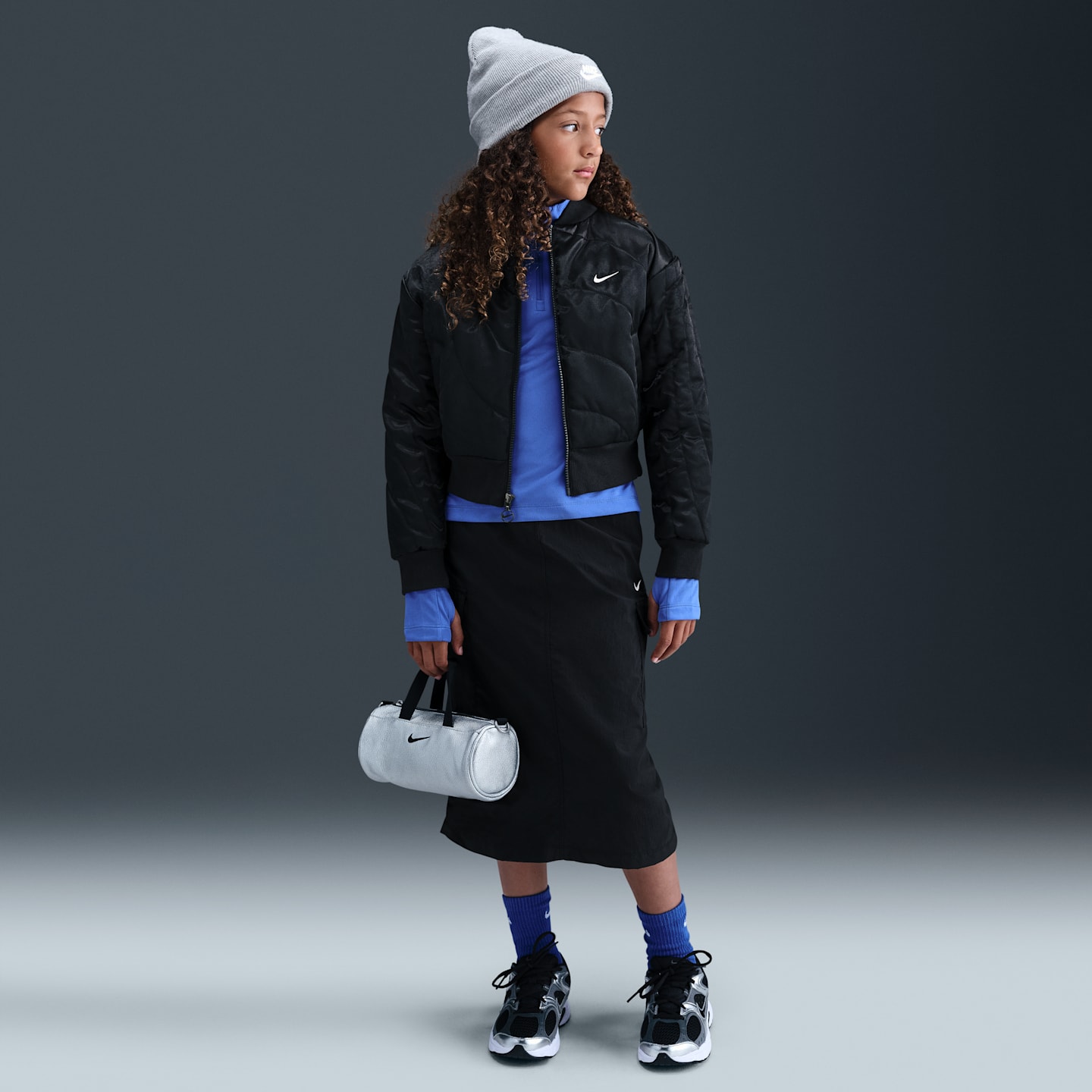 Детские куртки Nike Sportswear Big Kids' (Girls') Jacket — фото 4