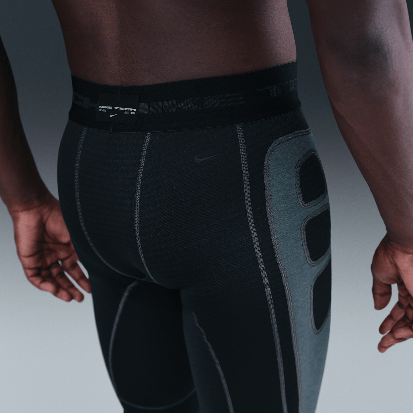 Мужские брюки Nike Tech Men's Therma-FIT Base Layer Tights — фото 3