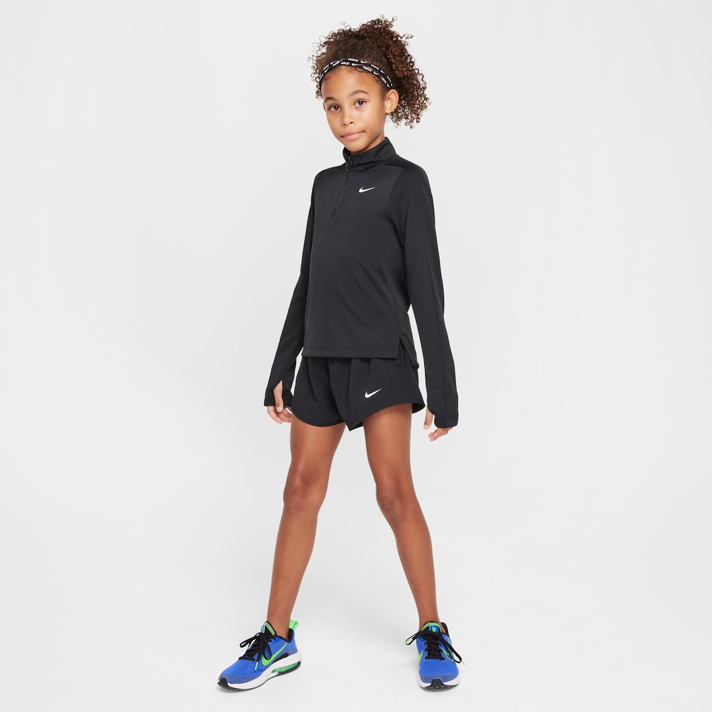Детские шорты Nike One Girls' Dri-FIT 3" 2-in-1 Shorts — фото 8