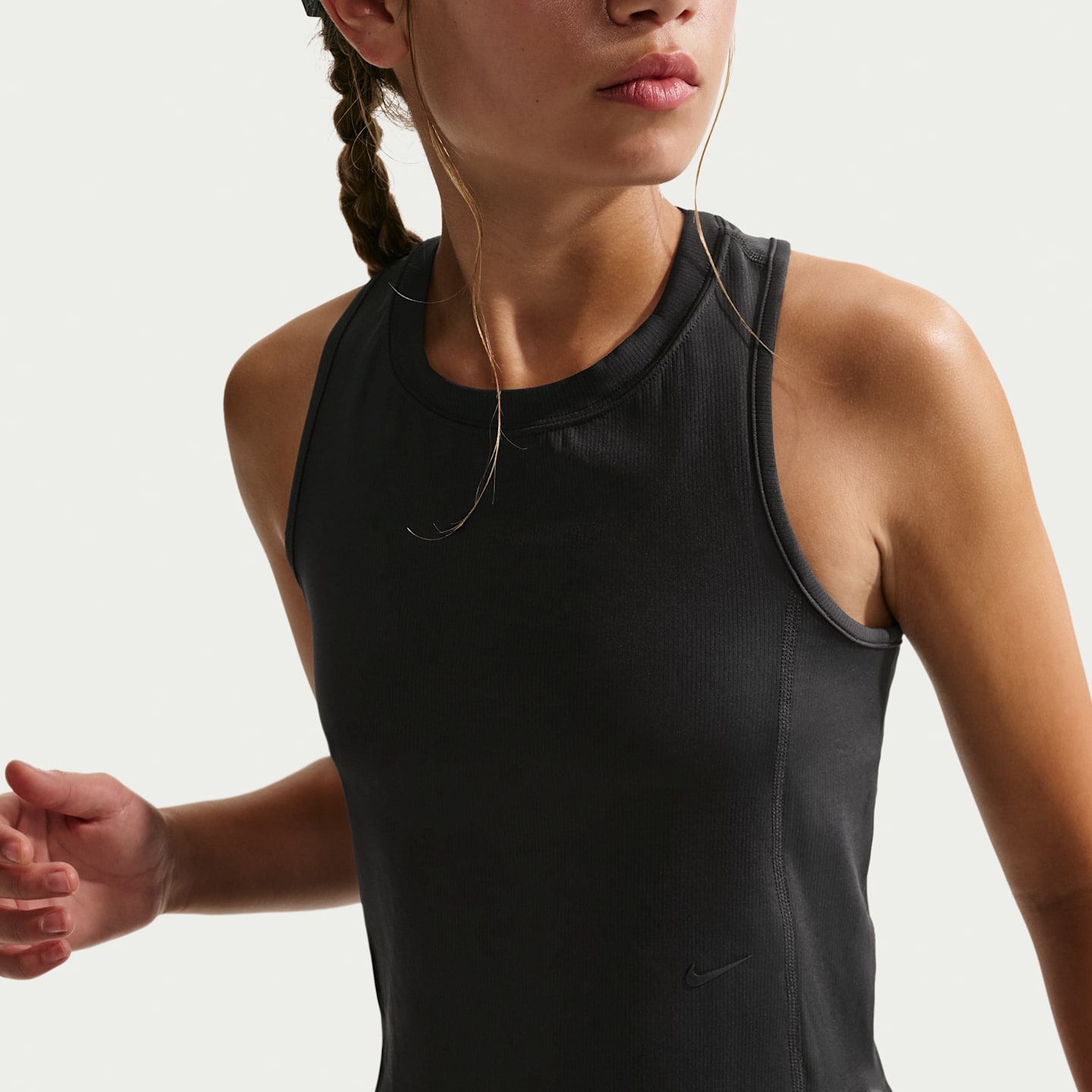 Детские топы Nike MAVN Girls' Dri-FIT Knit Tank Top — фото 3