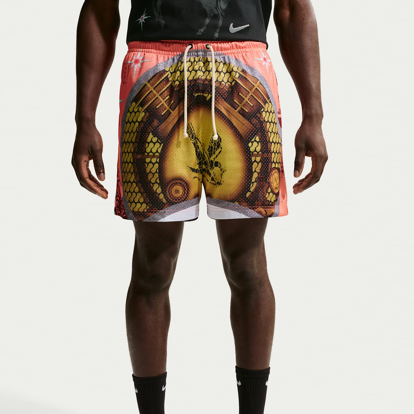 Мужские шорты Nike Standard Issue Men's Dri-FIT 5" Practice Mesh Basketball Shorts — фото 2