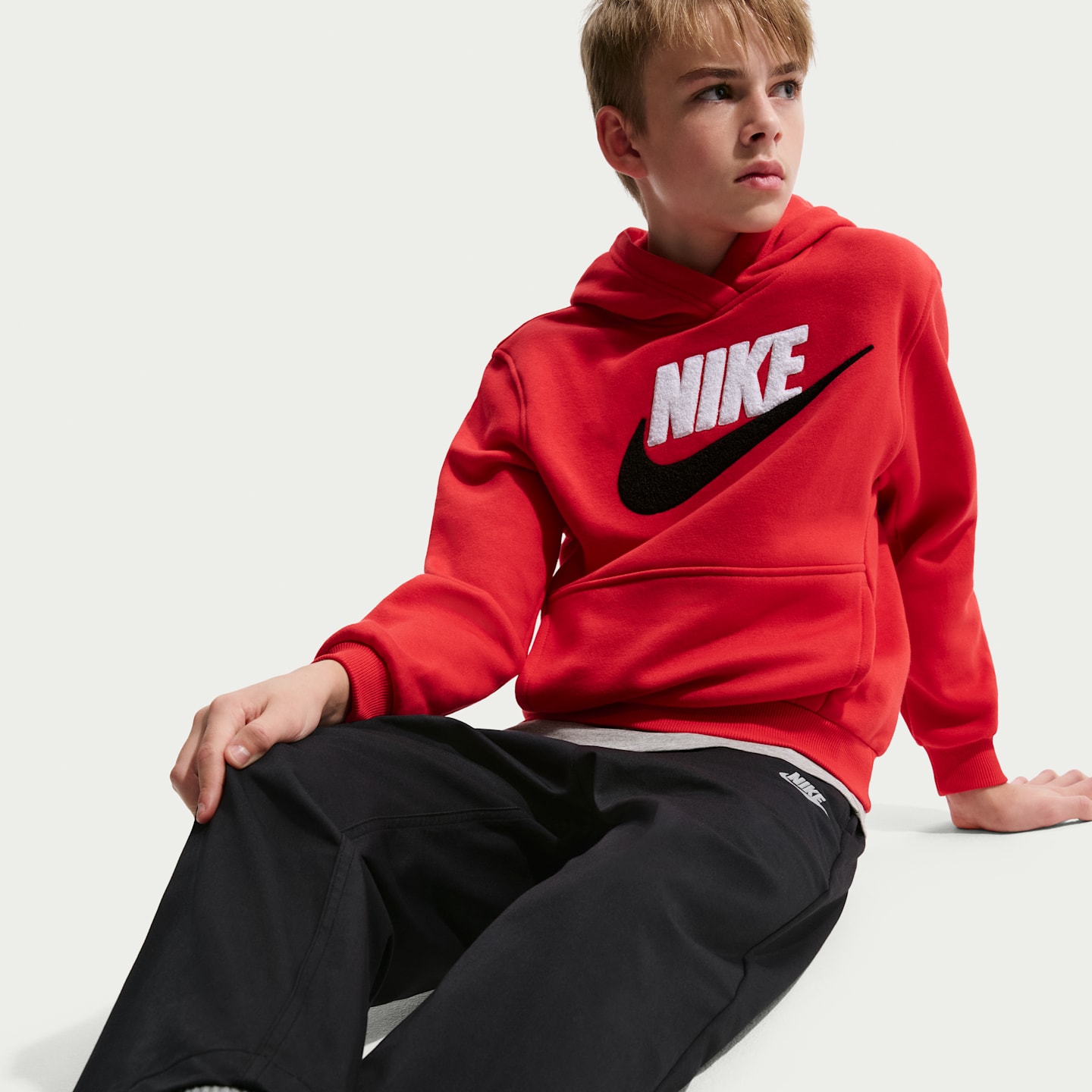 Детские брюки Nike Sportswear Club Big Kids' Woven Everyday Pants — фото 4