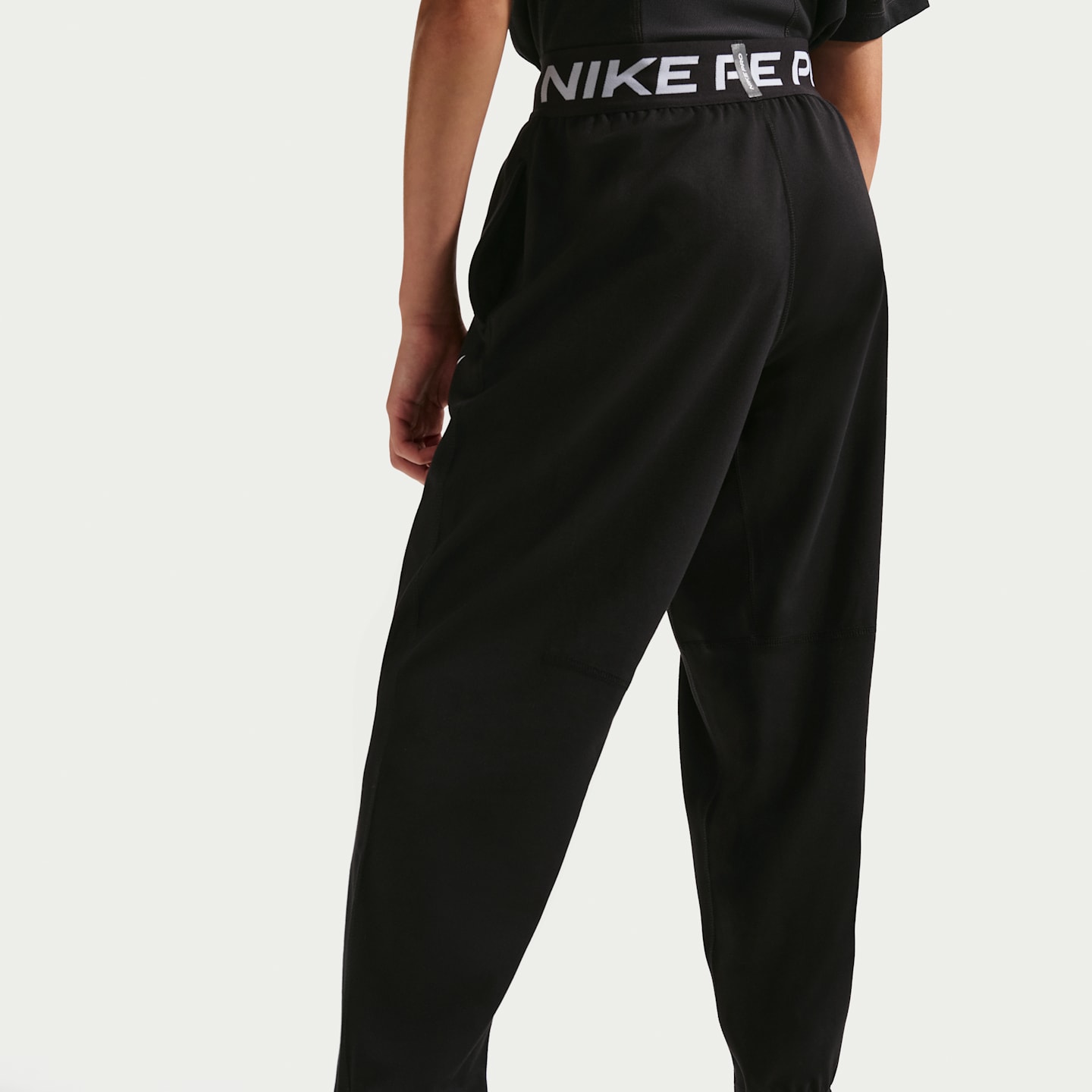 Детские брюки Nike Pro Big Kids' (Boys') Dri-FIT Fleece Pants — фото 3