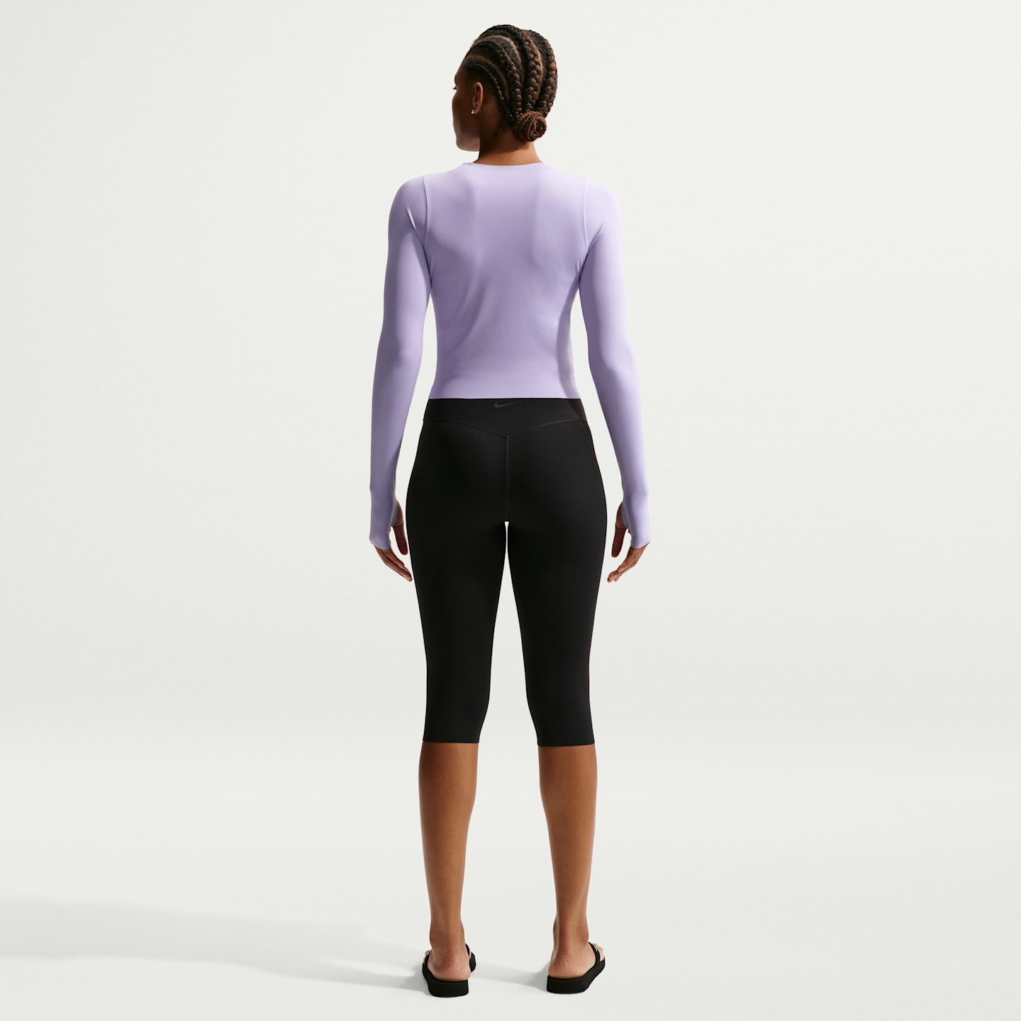 Женские леггинсы Nike Zenvy Women's High-Waisted Capri Leggings — фото 5