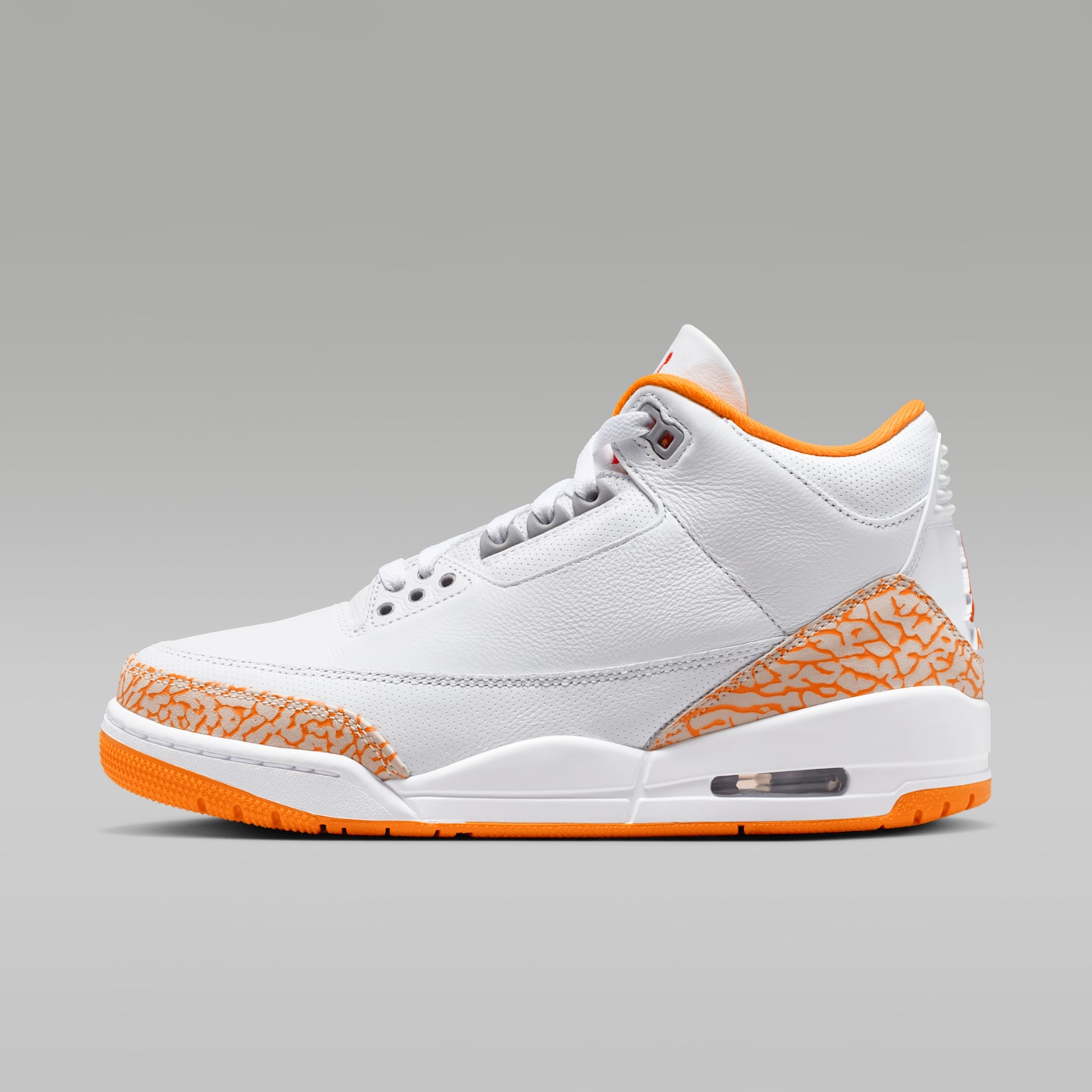 Женские кроссовки Jordan Air Jordan 3 Retro "White and Orange Peel" Women's Shoes — фото 1