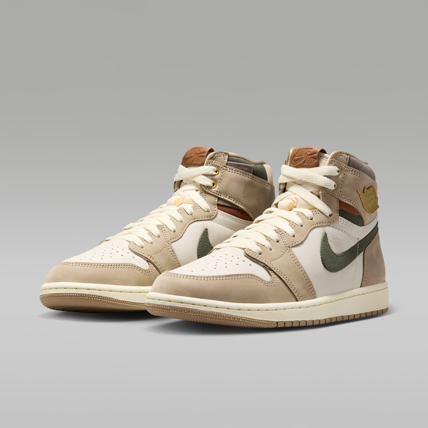 Женские кроссовки Jordan Air Jordan 1 High OG "Khaki" Women's Shoes — фото 5
