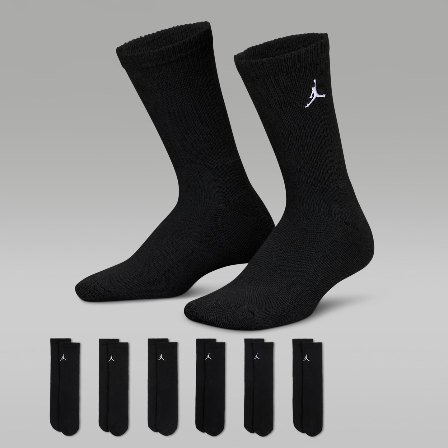Детские носки Jordan Everyday Essentials Kids' Crew Socks (6 Pairs) — фото 1