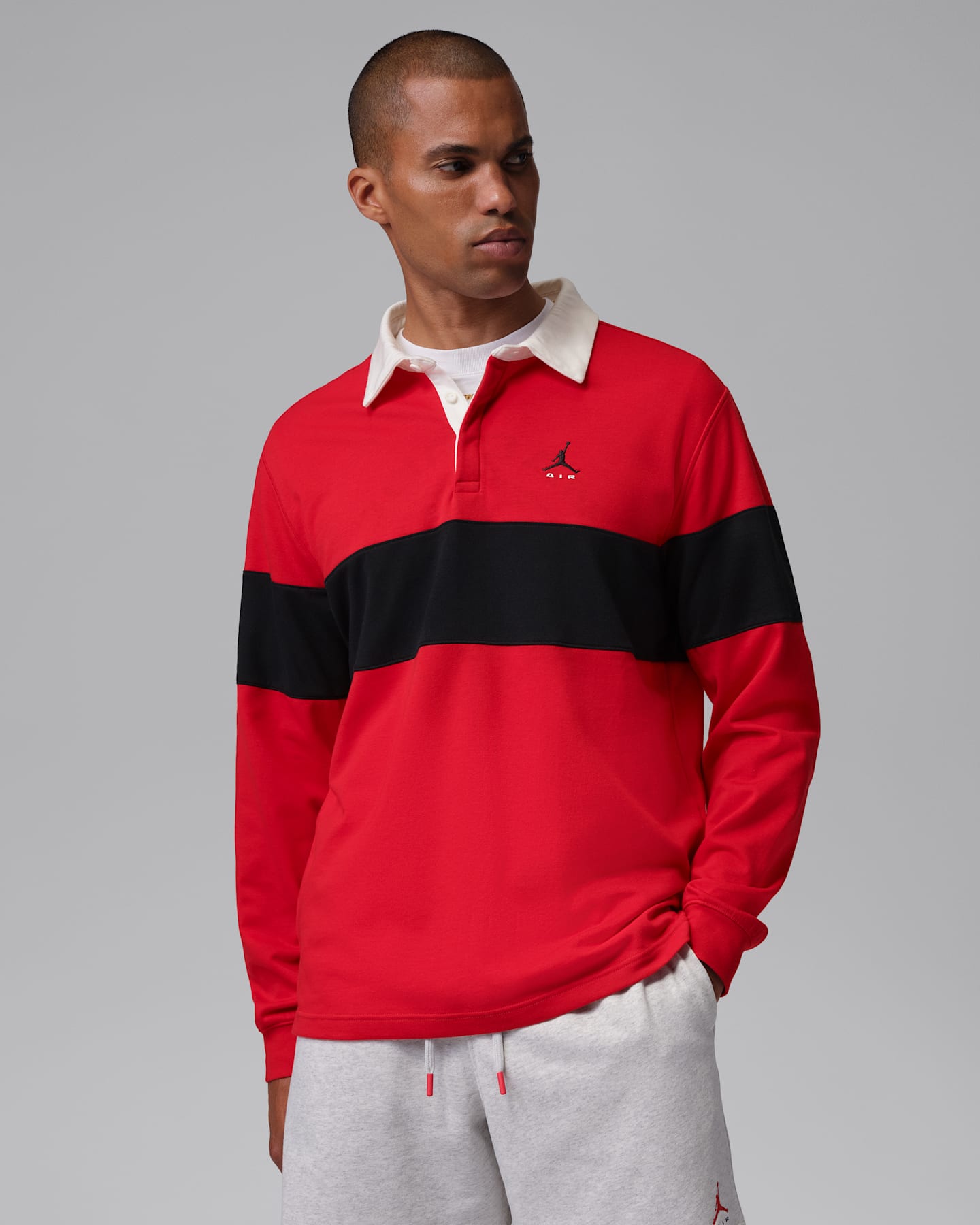 Мужские топы Jordan Brooklyn Men's Long-Sleeve Polo — фото 7