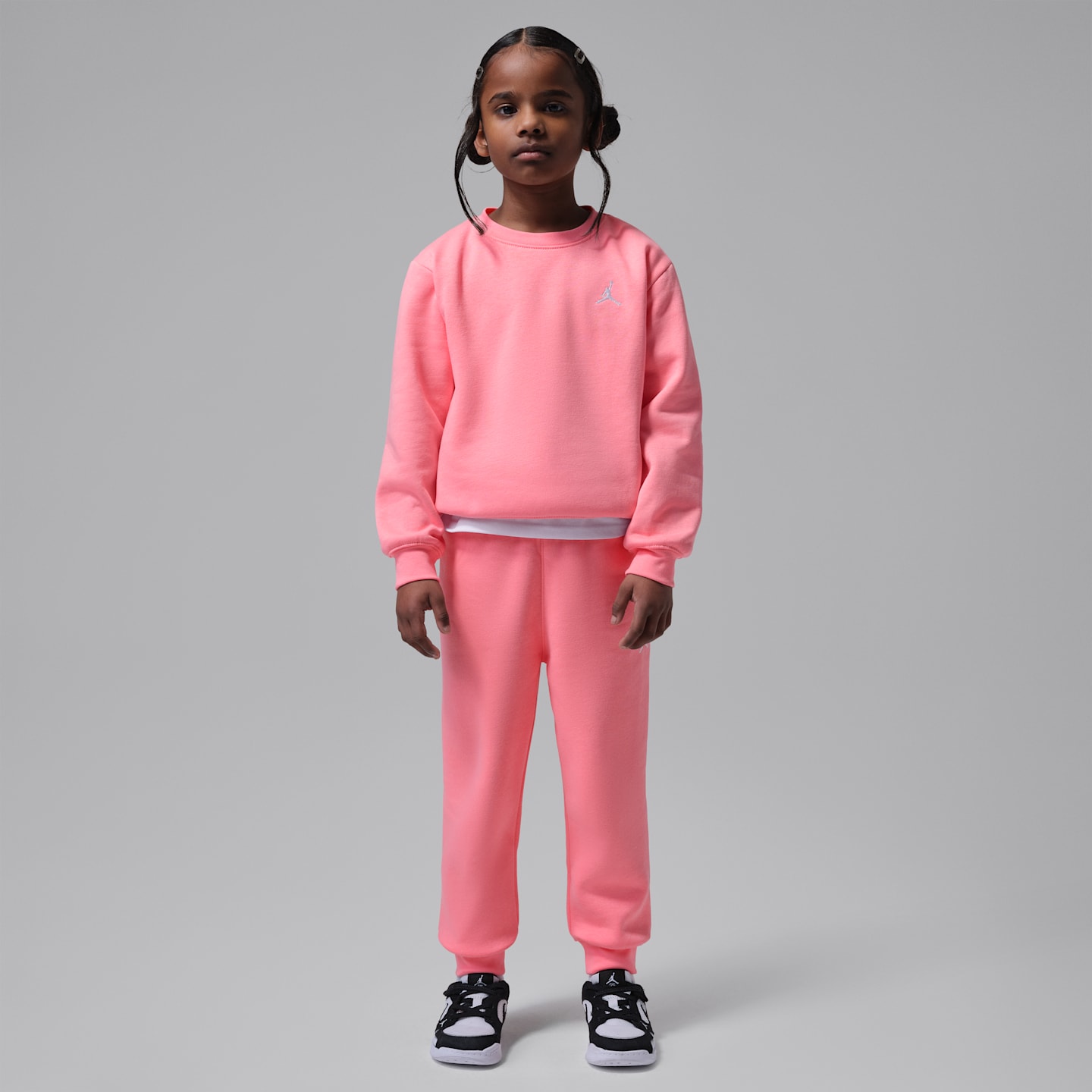 Jordan Brooklyn Fleece Little Kids' 2-Piece Crew Set — фото 1