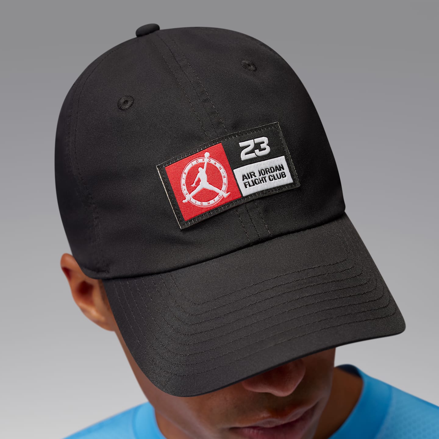 Мужские головные уборы Jordan Flight Club Unstructured Flat Bill Hat — фото 4