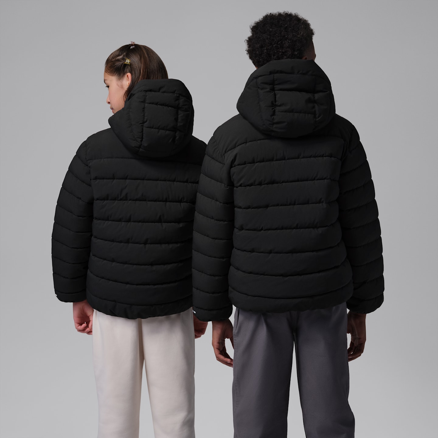 Детские куртки Jordan Big Kids' Midweight Active Puffer Jacket — фото 2
