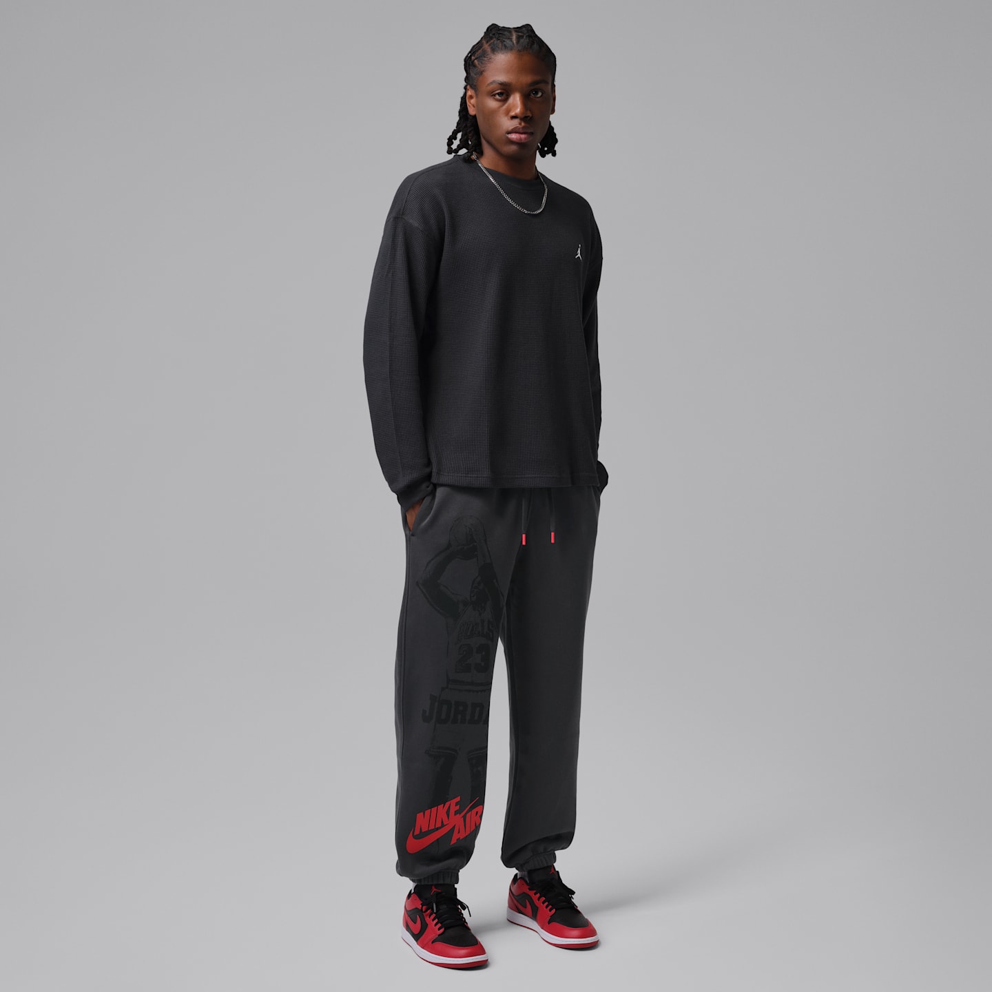 Мужские брюки Jordan Brooklyn Fleece Men's Cuffed Pants — фото 6