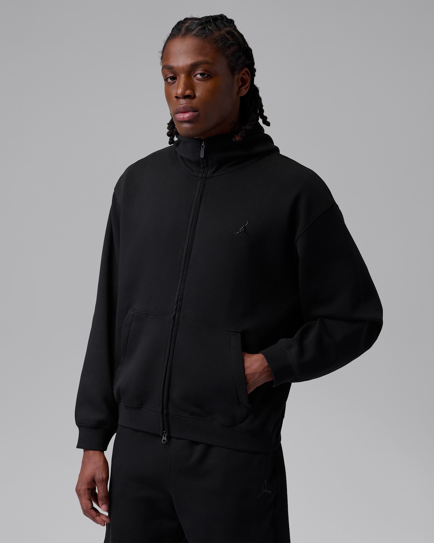Мужские худи Jordan Sport Hoop Fleece Men's Dri-FIT Full-Zip — фото 9
