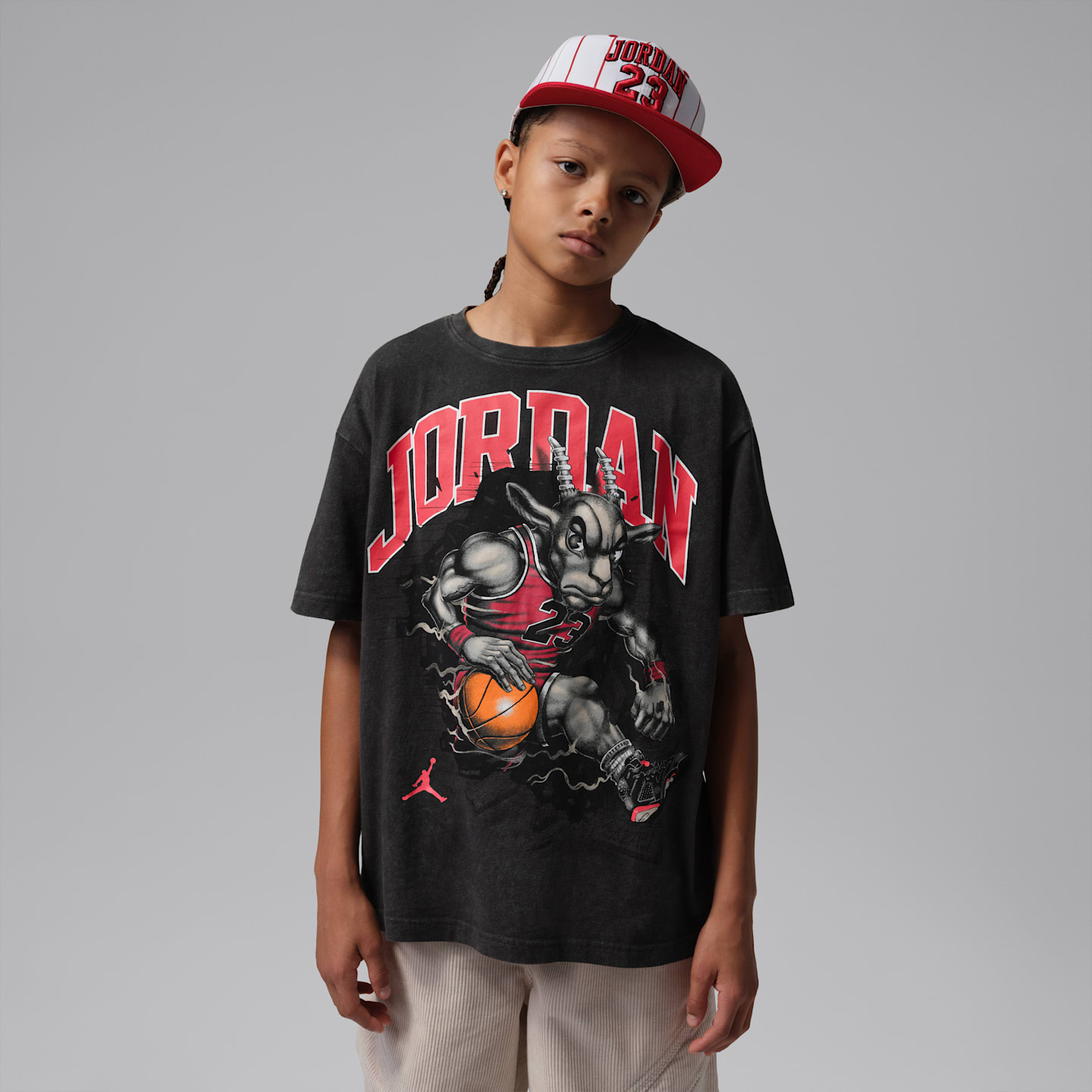 Детские футболки Jordan Big Kids' The Goat T-Shirt — фото 1