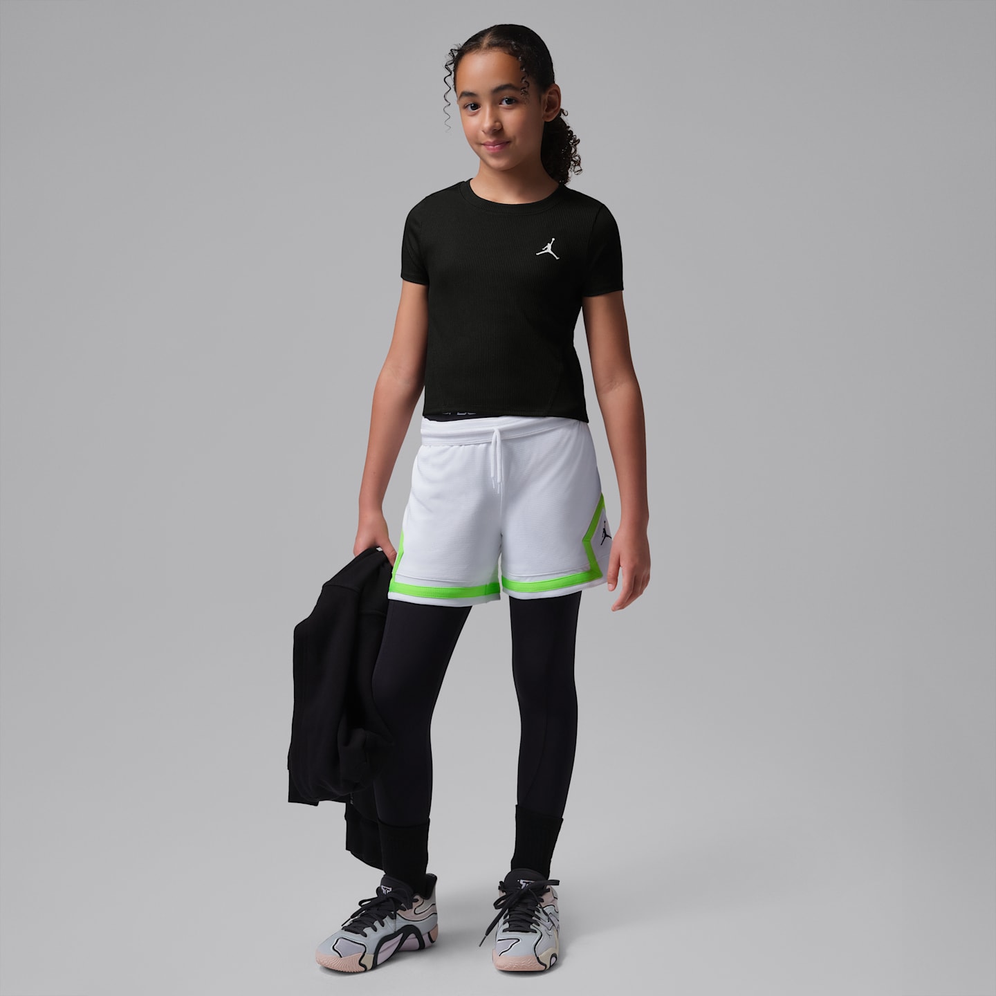 Детские кроссовки Jordan Jumpman Sport Big Kids' Ribbed Top — фото 5
