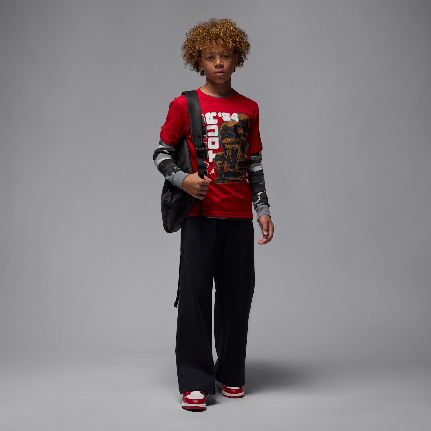 Детские брюки Jordan Brooklyn Essentials Big Kids' Open Fleece Pants — фото 6