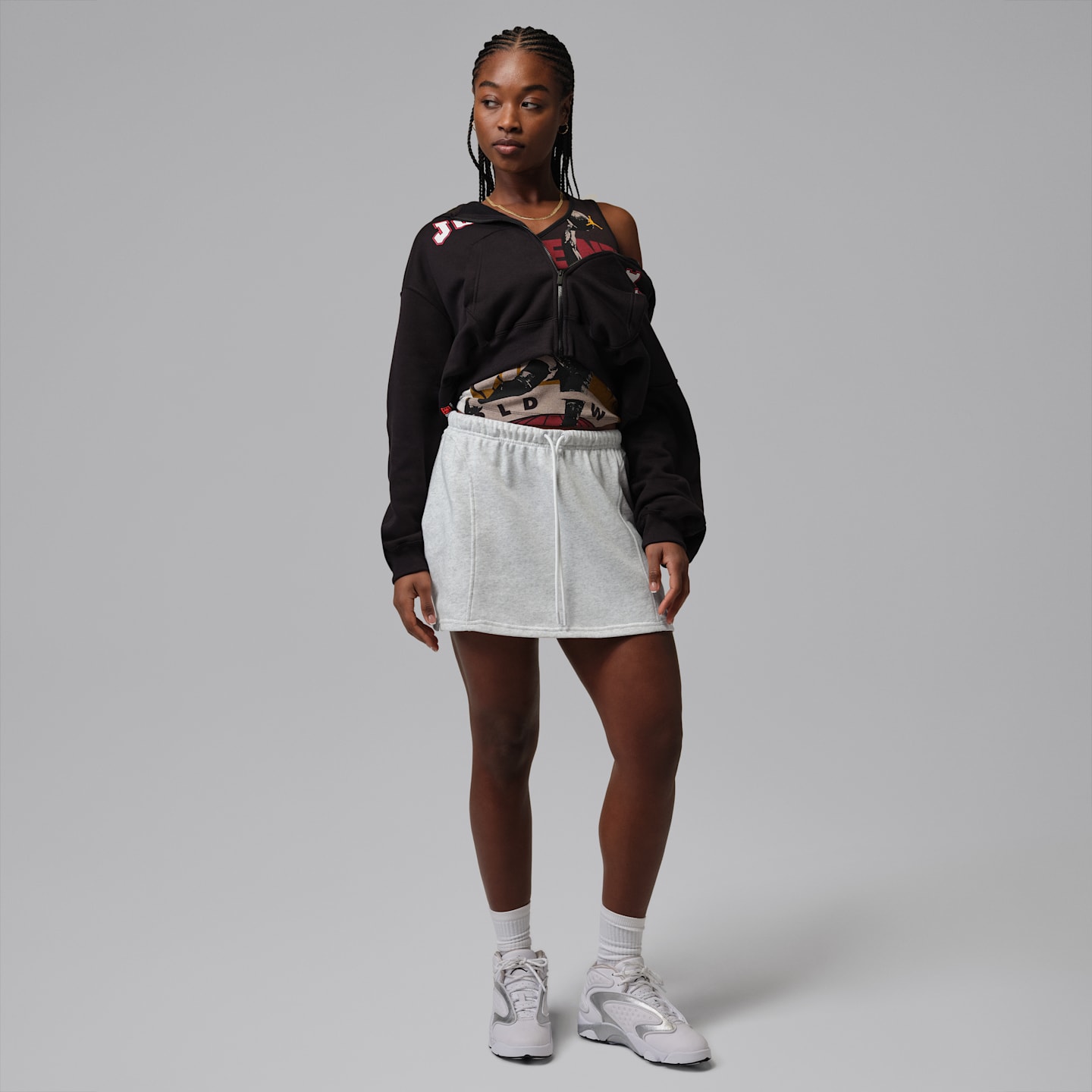 Женские юбки Jordan Brooklyn Fleece Women's Skirt — фото 5